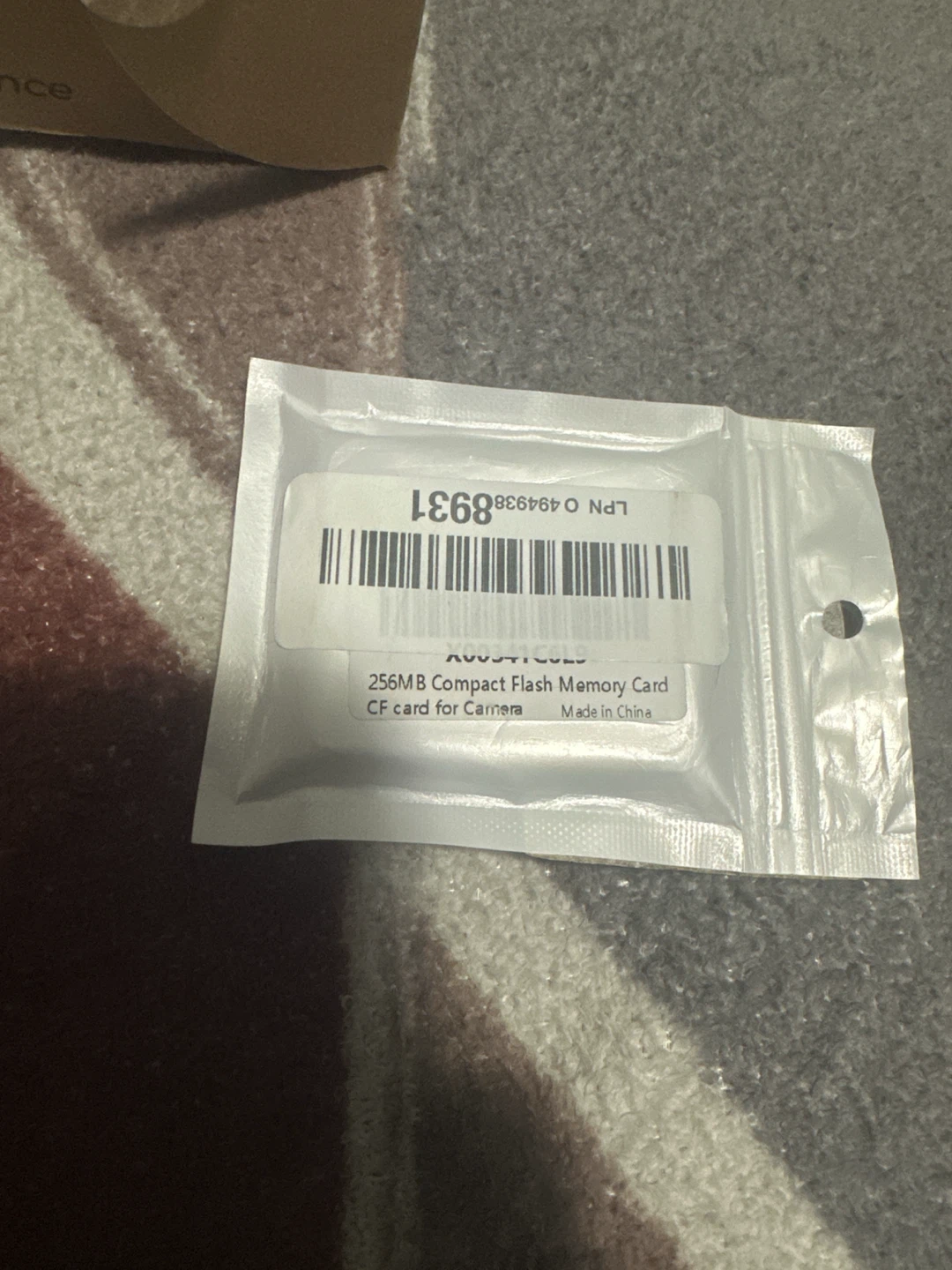 256MB CompactFlash Memory Card