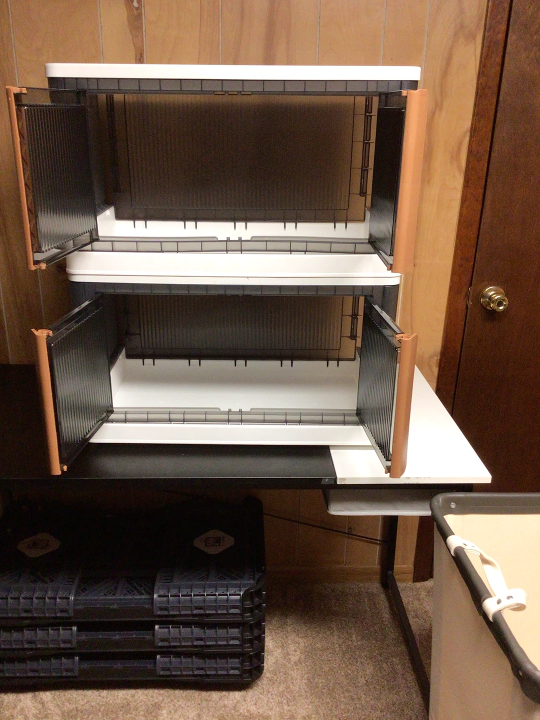 Stackable Storage Bins with Doors - photo 2