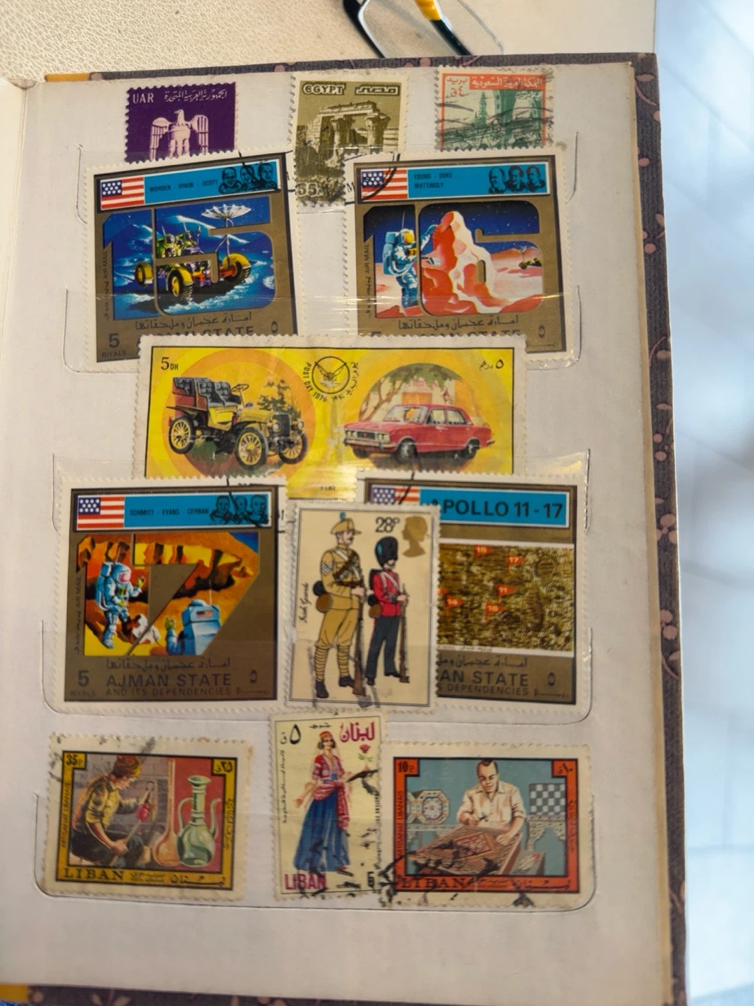 Vintage International Postage Stamp Collection Album