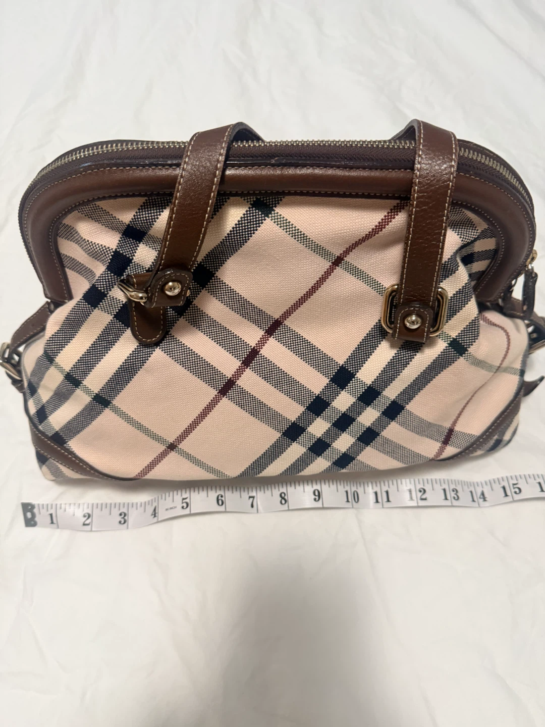 Burberry Check Handbag