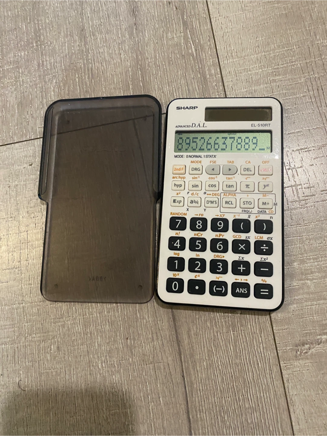 Sharp EL-510RT Advanced D.A.L. Scientific Calculator with Cover - photo 2