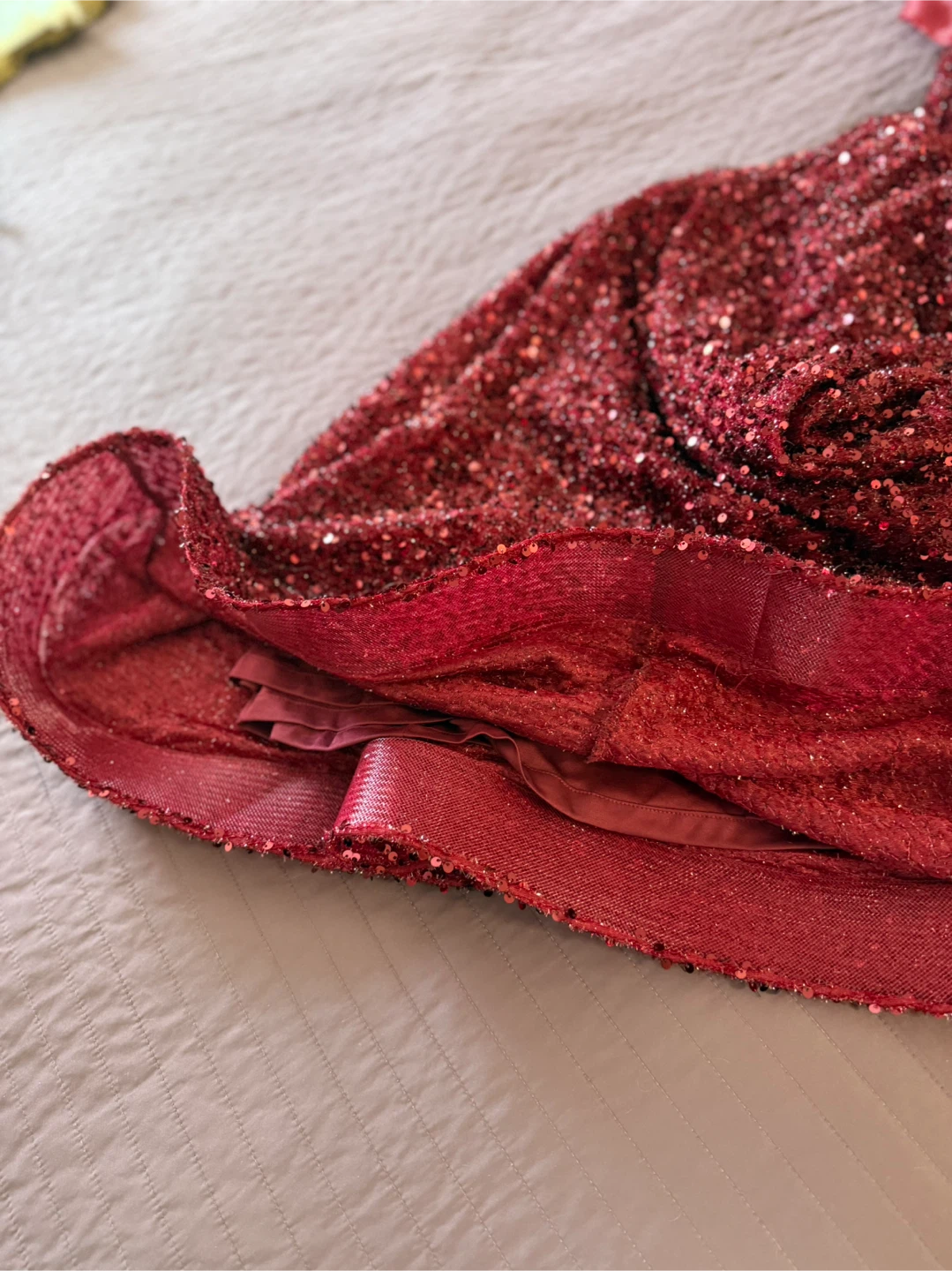 Miss Ord Red Sequin Maxi Dress XL - photo 5