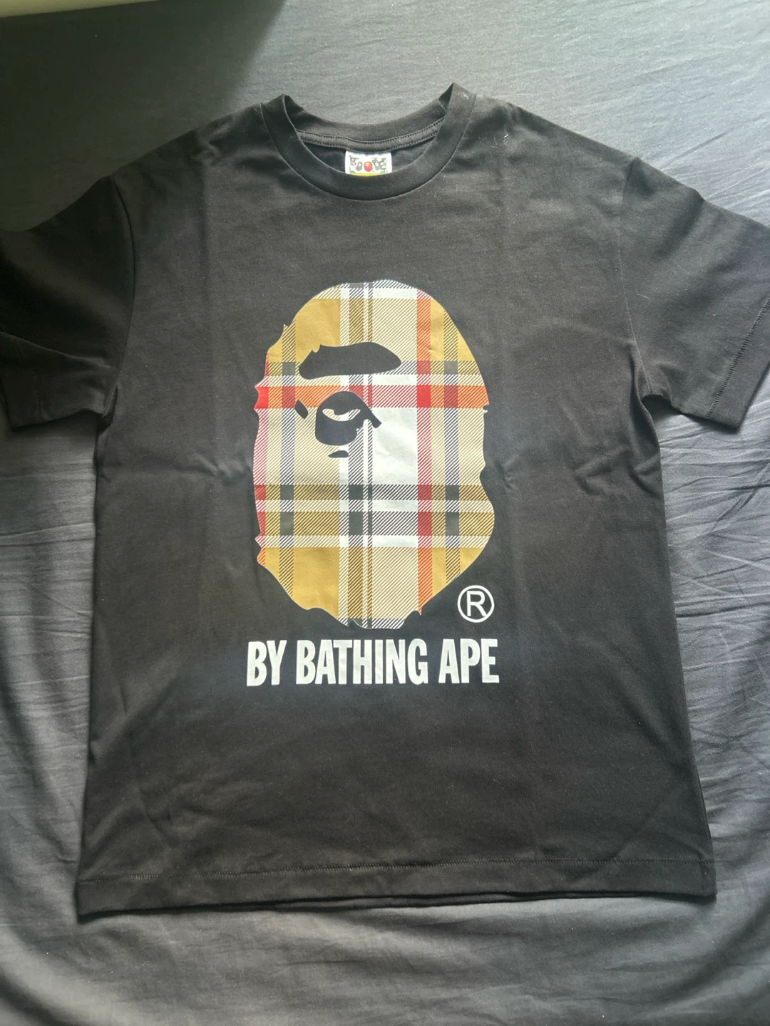 Bape x burberry tee