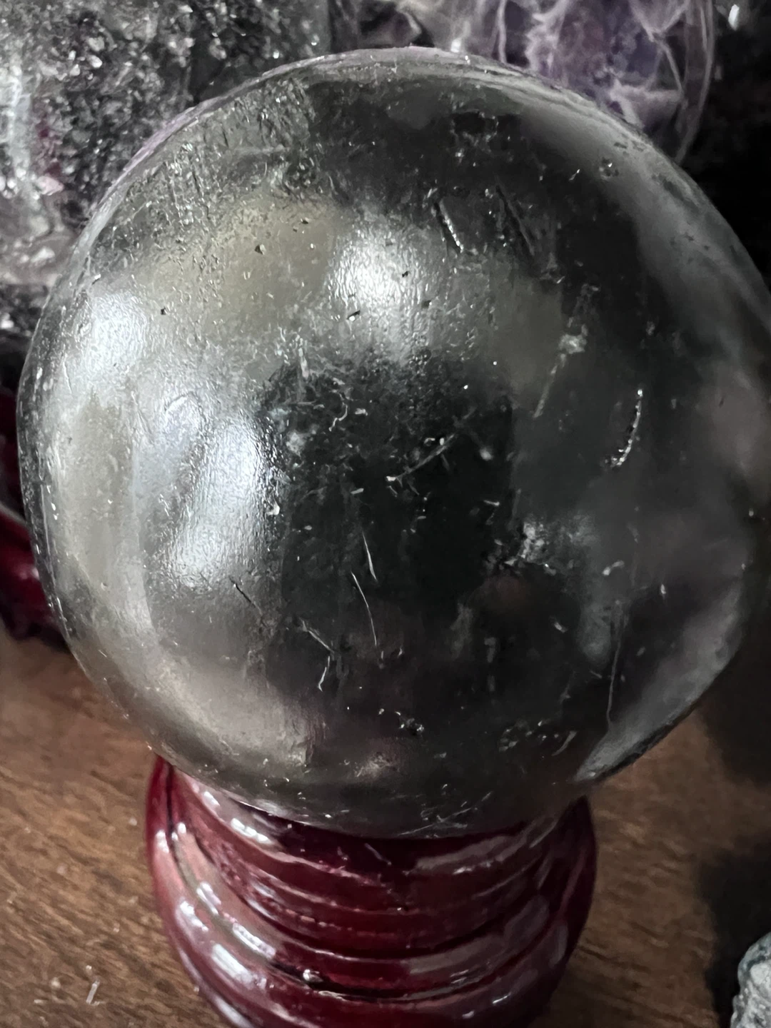 AMETHYST “pac-man” SPHERE - photo 3