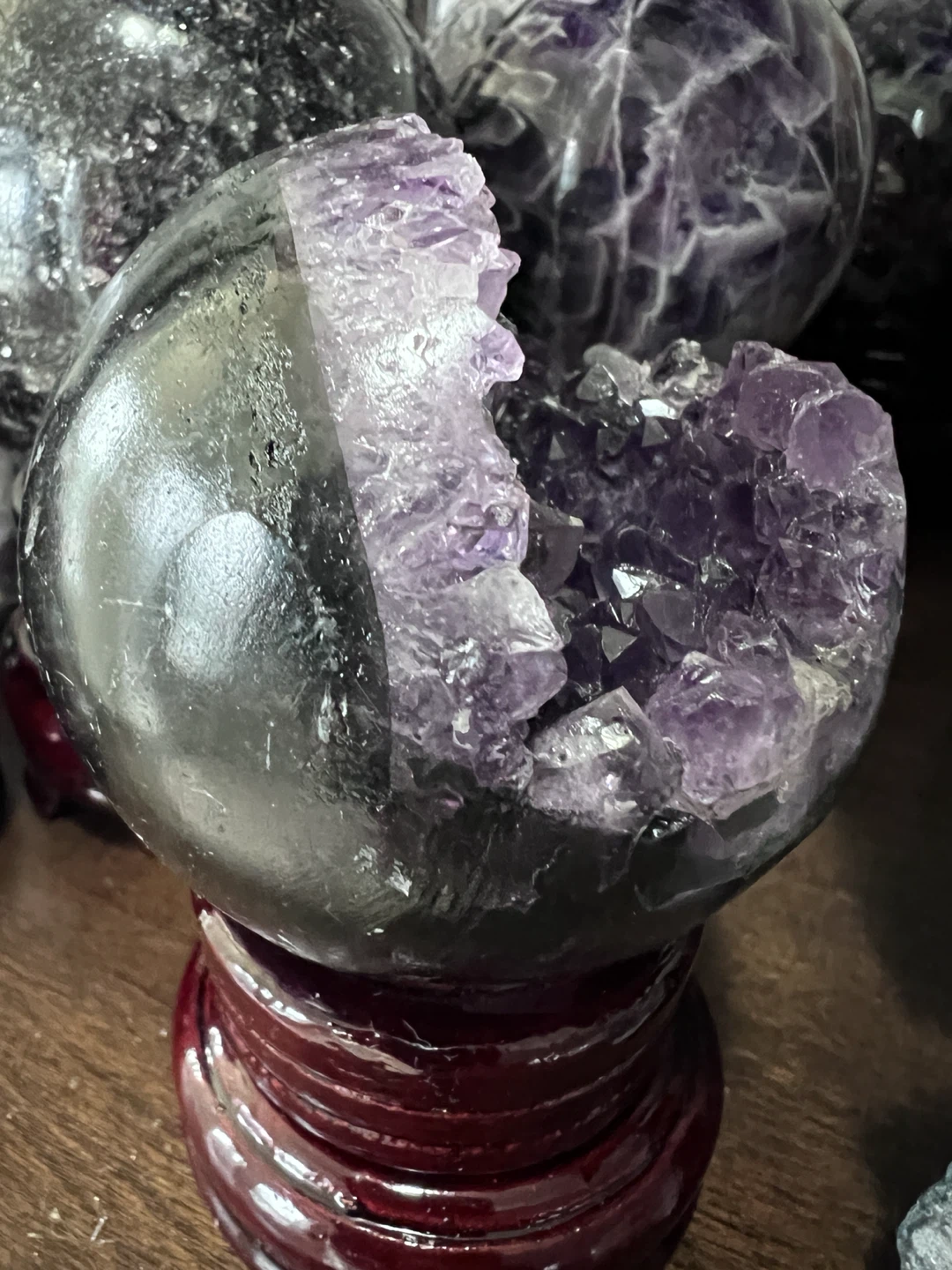 AMETHYST “pac-man” SPHERE - photo 4
