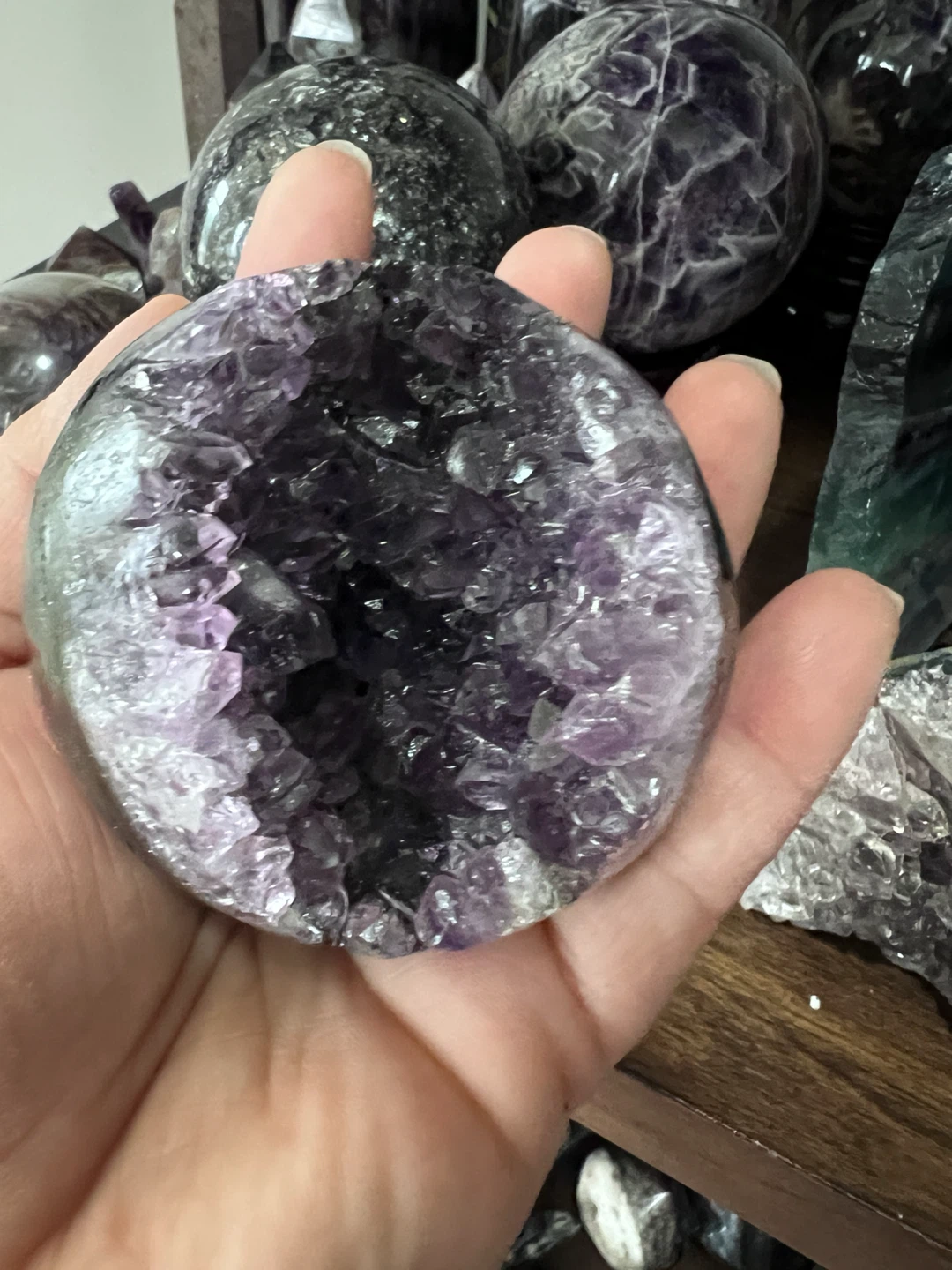 AMETHYST “pac-man” SPHERE - photo 5
