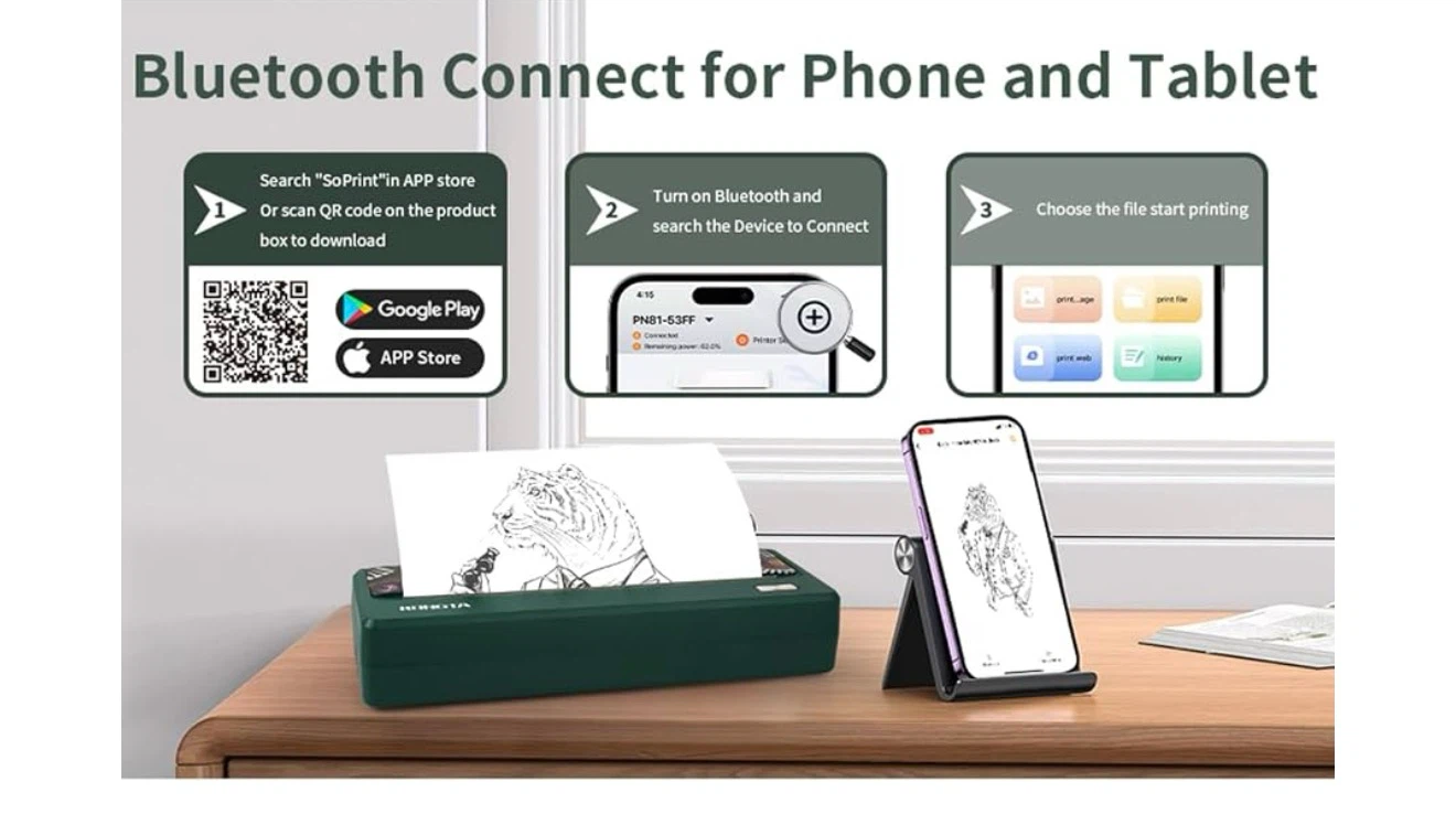 Rongta Bluetooth Portable Printer - photo 2