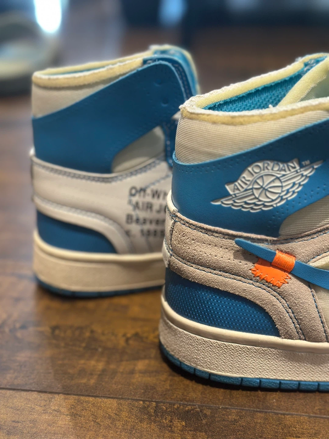 Blue & White Jordan 1 UNC–Style Sneakers – New – $75