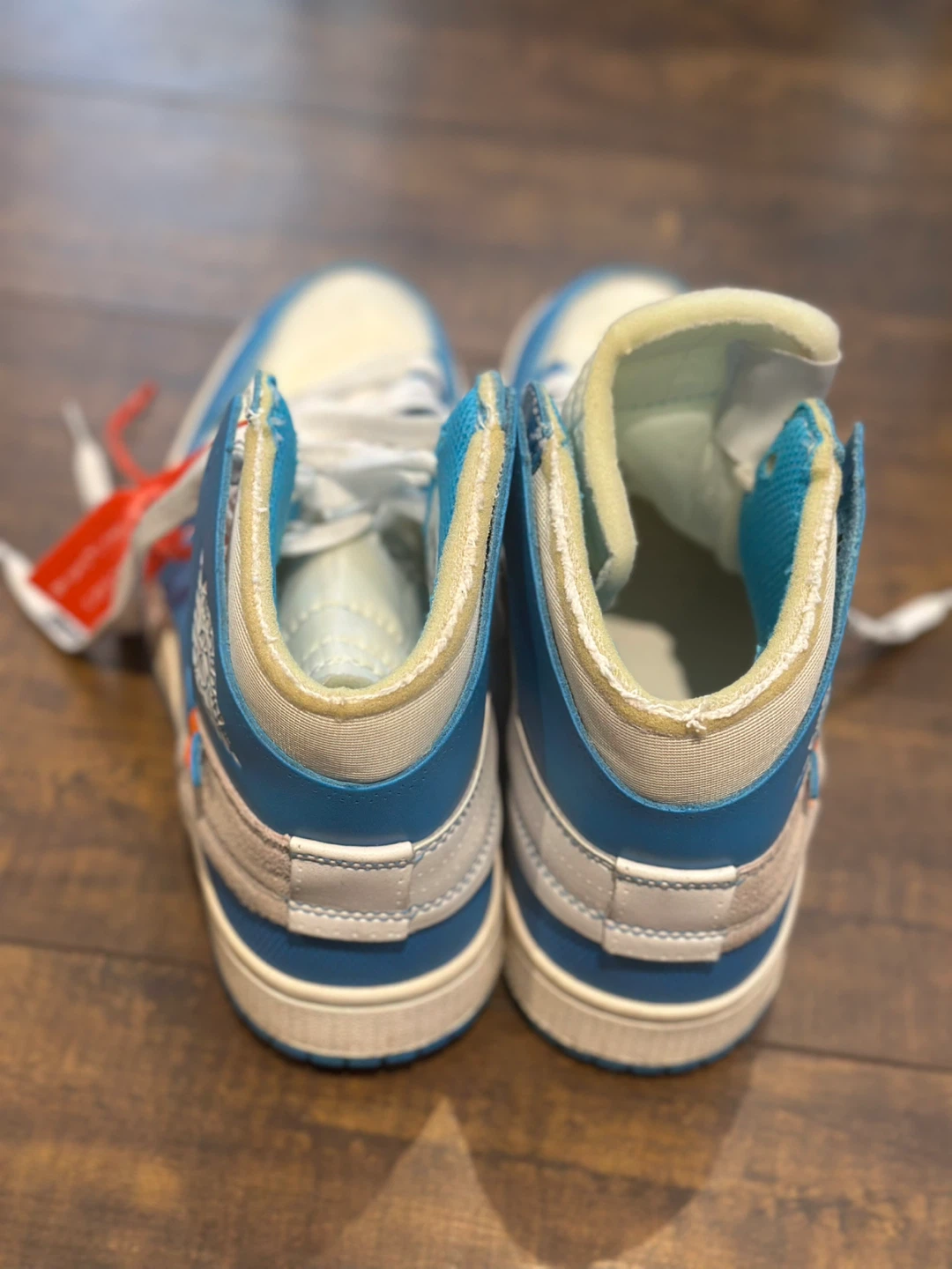 Blue & White Jordan 1 UNC–Style Sneakers – New – $75 - photo 2