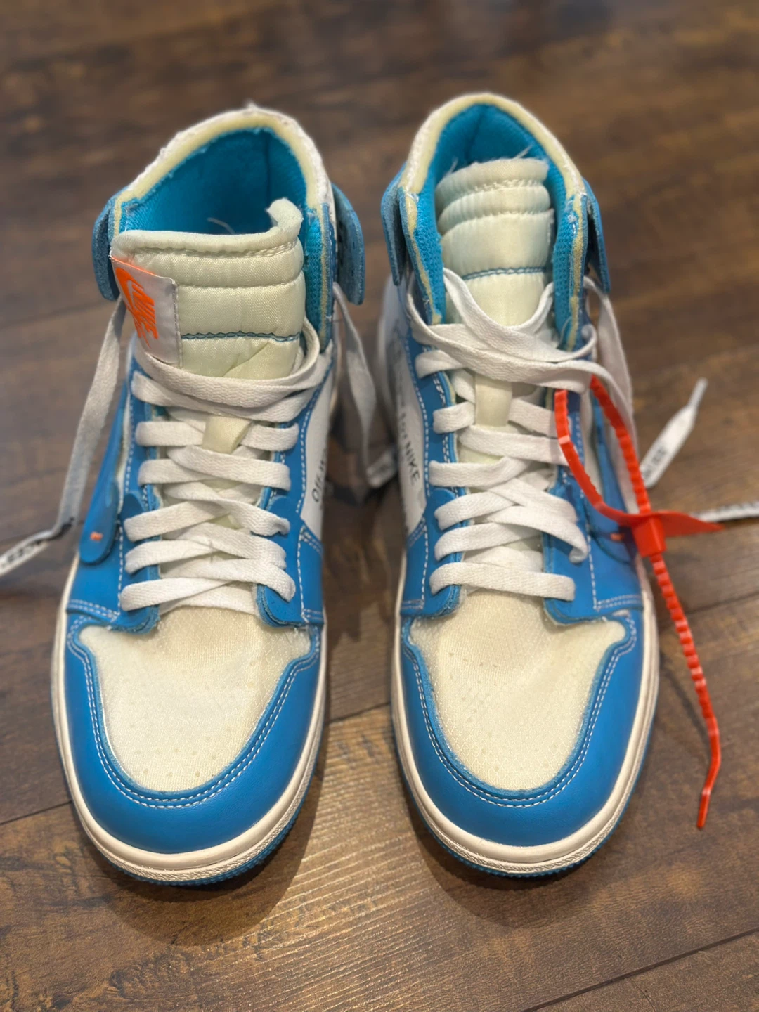 Blue & White Jordan 1 UNC–Style Sneakers – New – $75 - photo 4