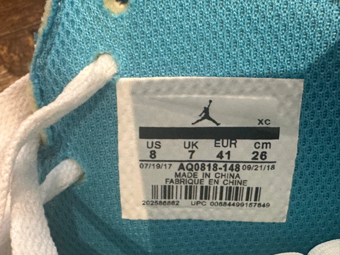 Blue & White Jordan 1 UNC–Style Sneakers – New – $75 - photo 5