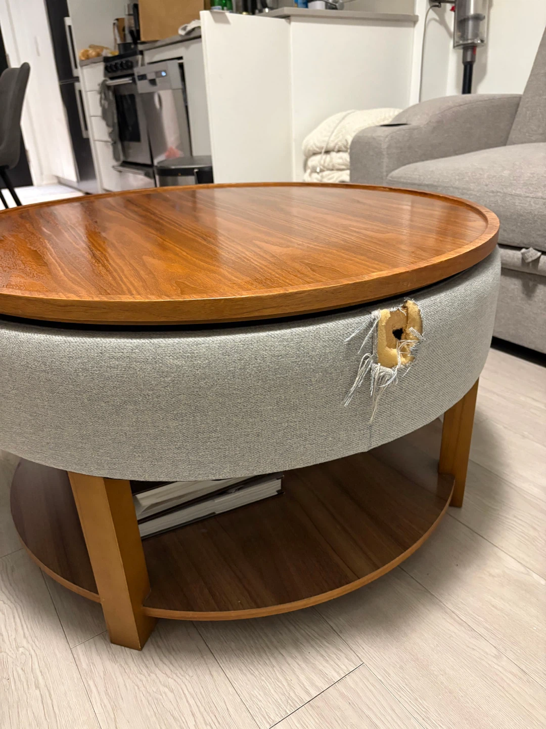 Lift Top Coffee Table with Storage - photo 3