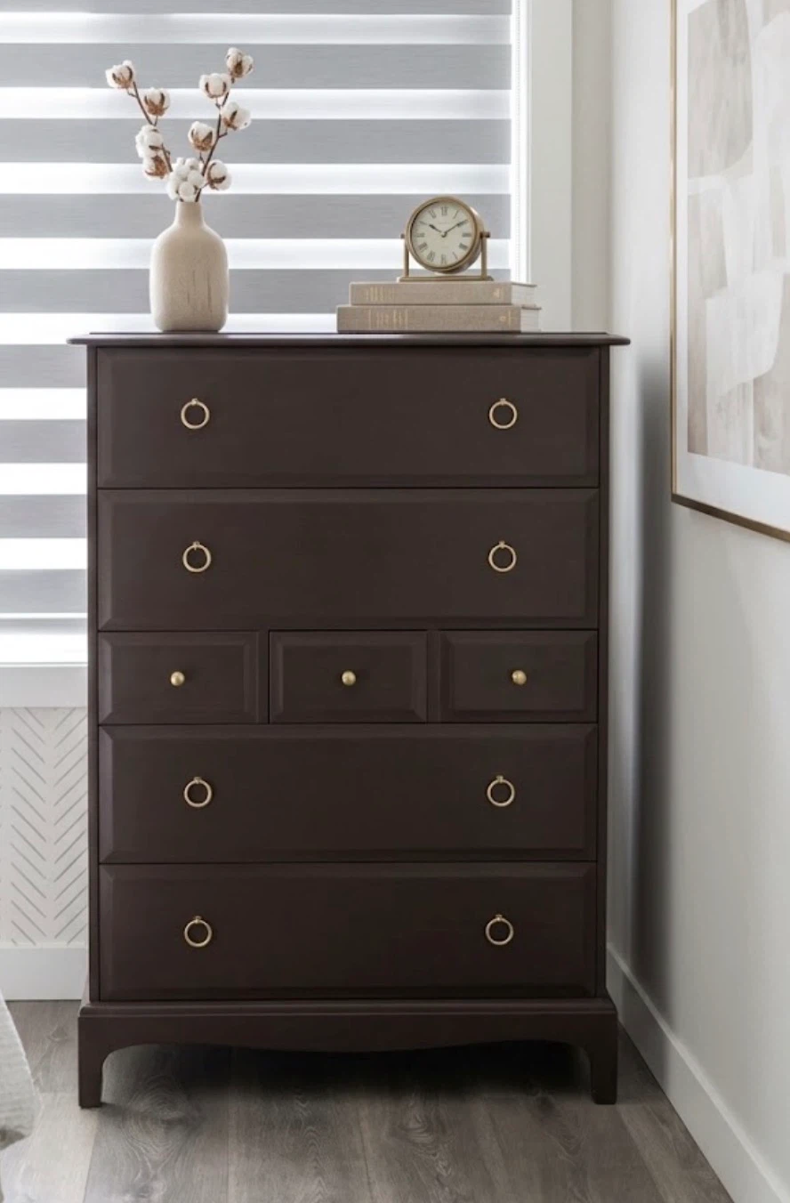 Solid wood MCM dresser