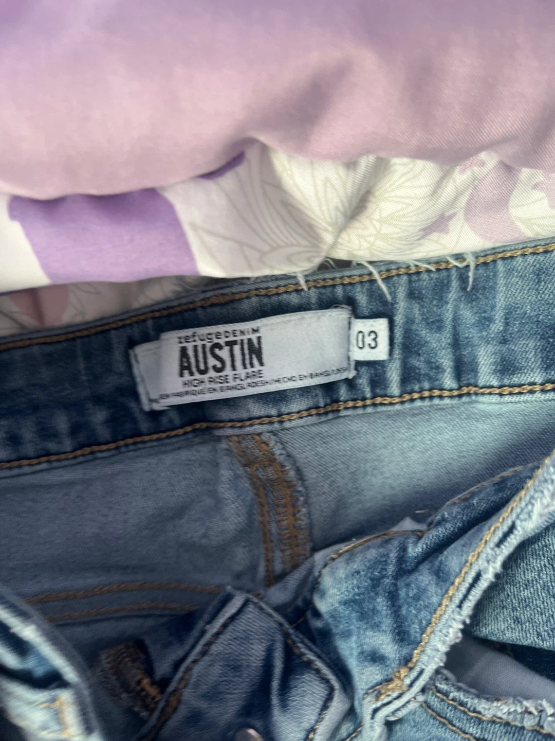 Refuge Denim Austin High Rise Flare Jeans Size 03 - photo 2