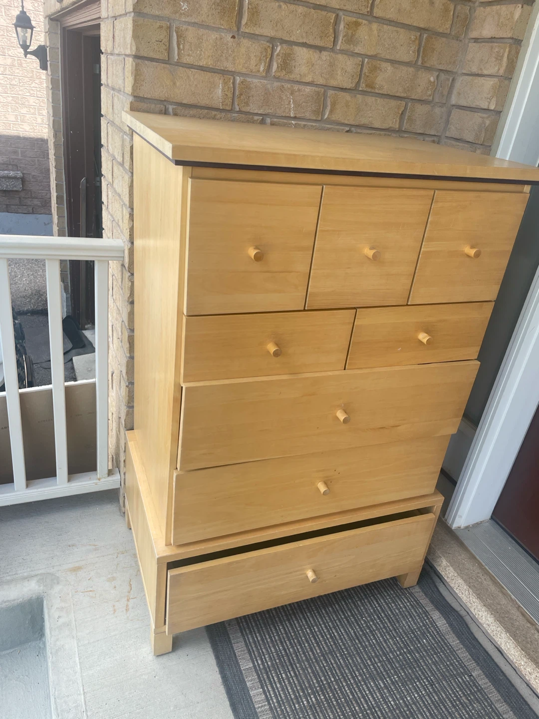 Used IKEA Bergsmo 8-drawer chest