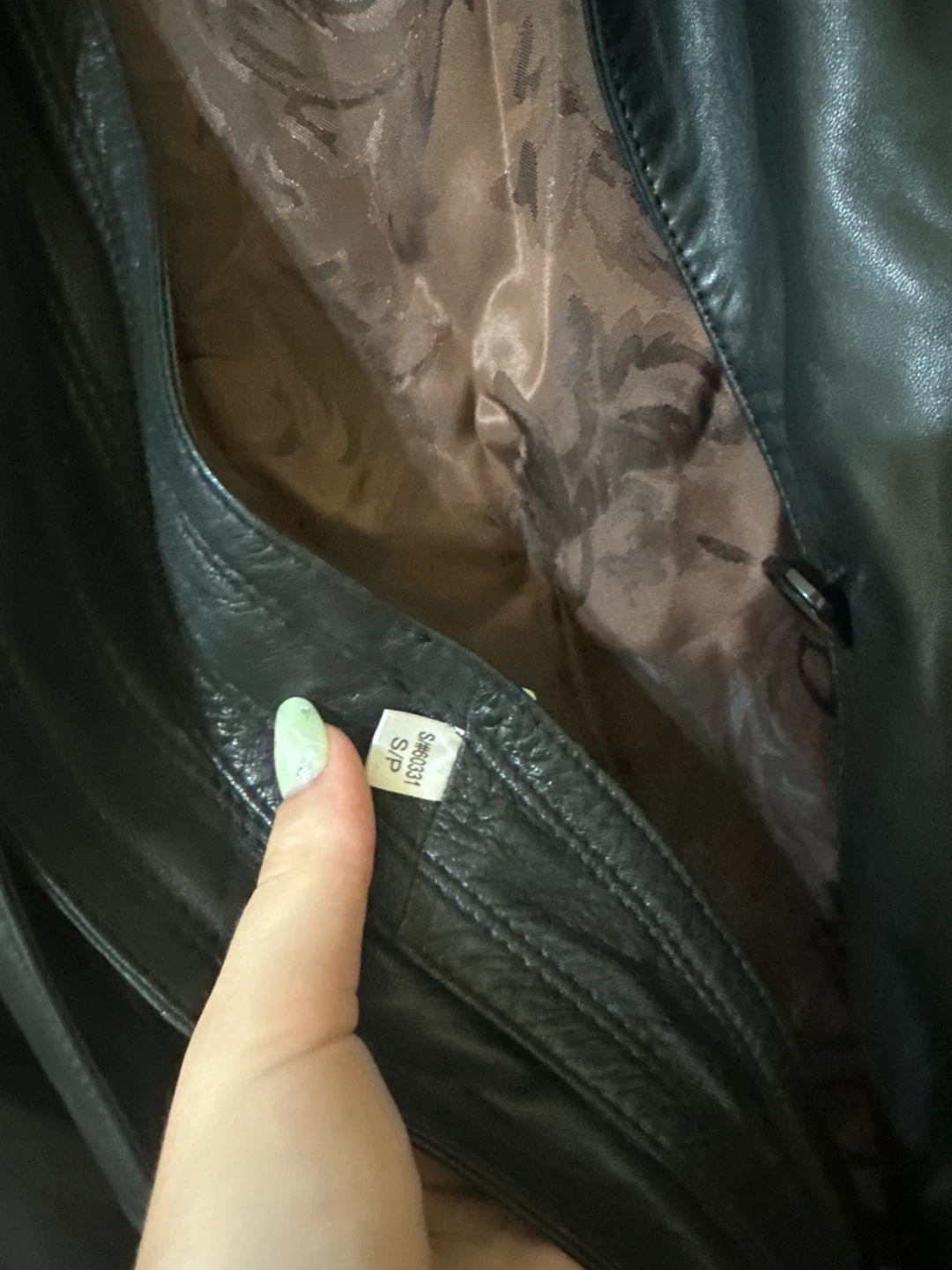 Danier Black Leather Coat - photo 2