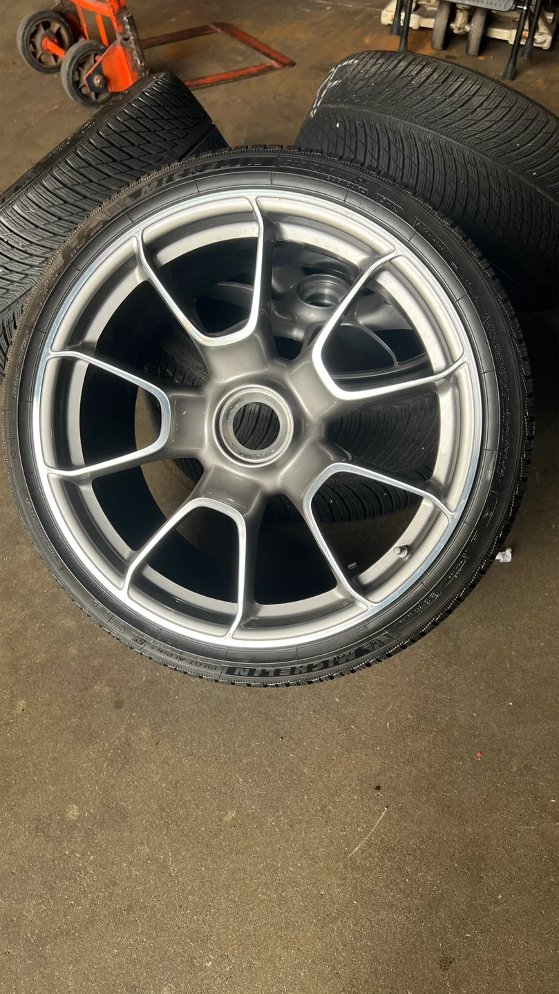 Porsche 992 OEM Wheel and Tire Set