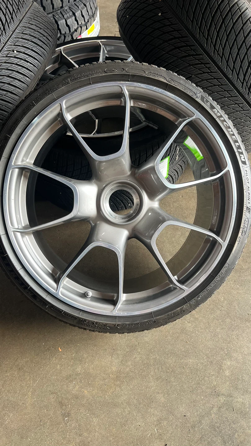 Porsche 992 OEM Wheel and Tire Set - photo 2