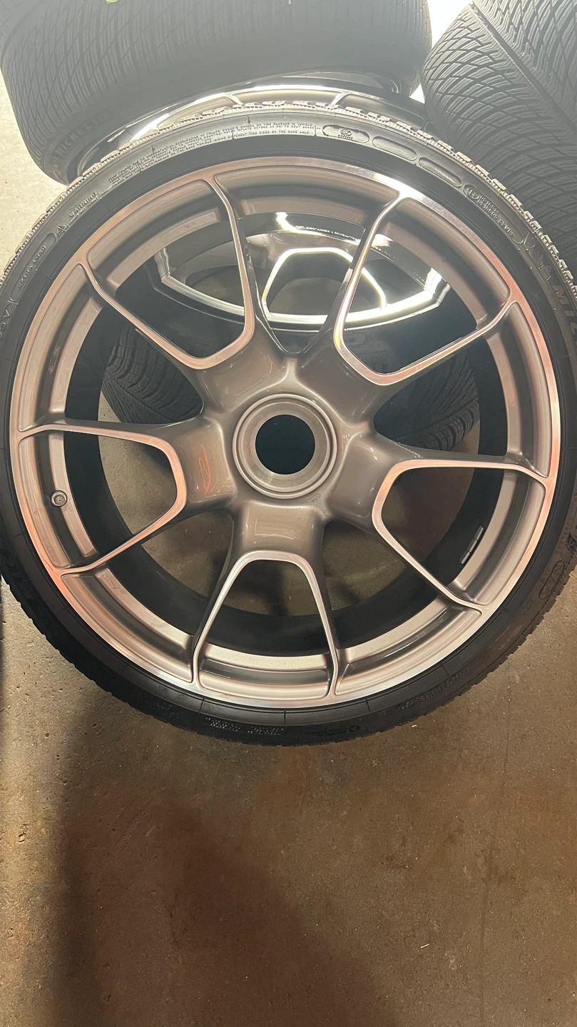 Porsche 992 OEM Wheel and Tire Set - photo 3