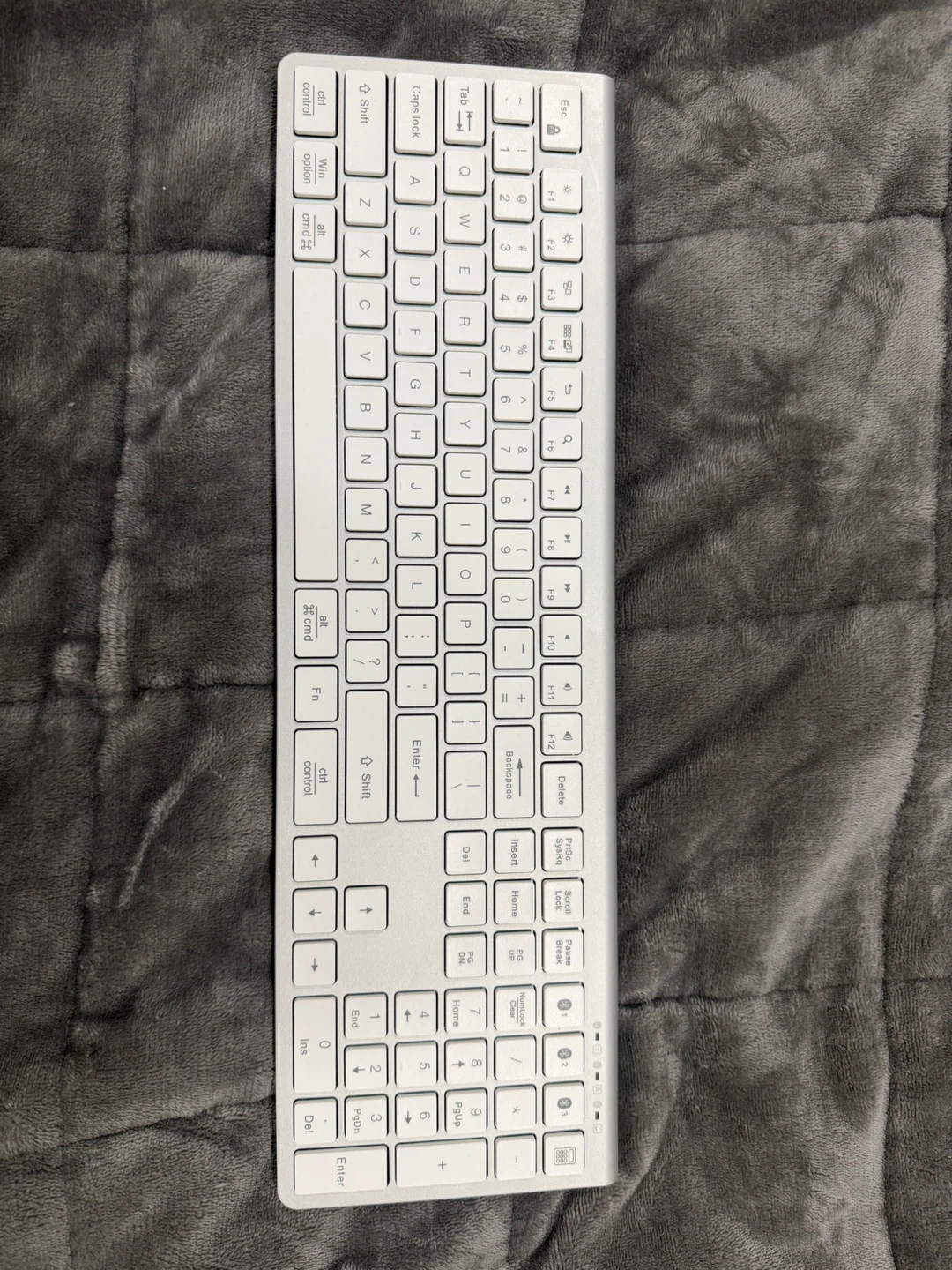 Rechargeable Bluetooth Keyboard USB-C Full Size Multi-Device