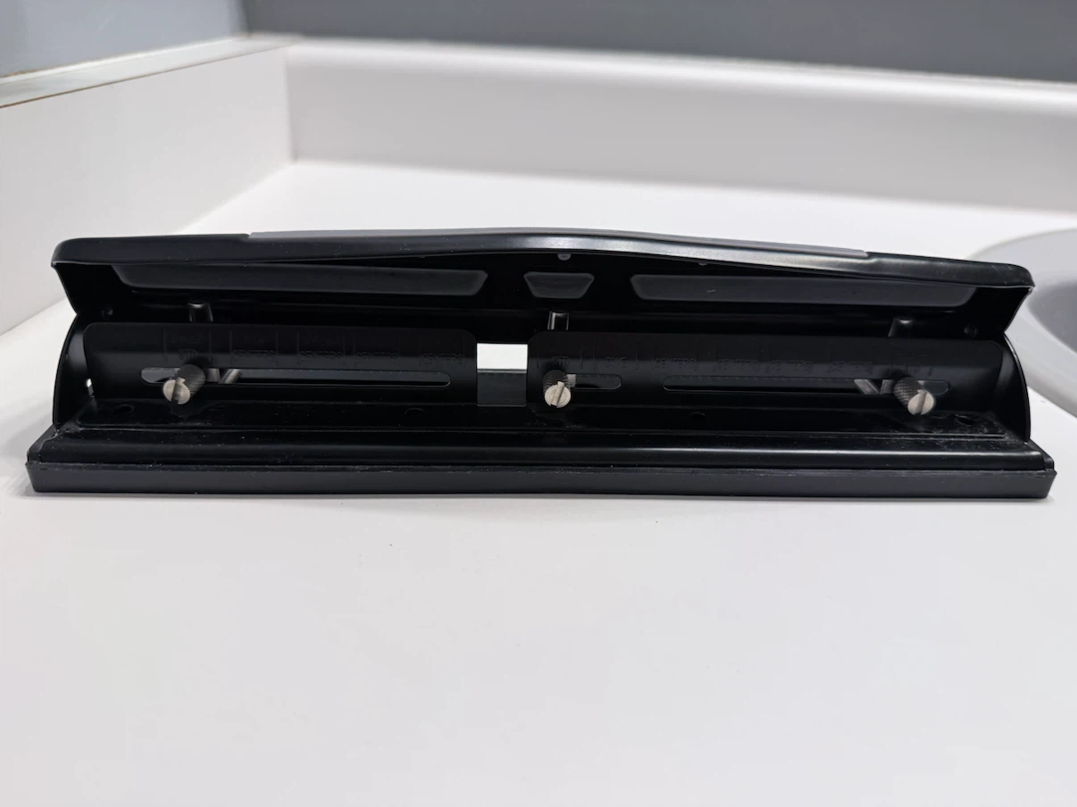 Black 2-Hole Puncher - photo 2