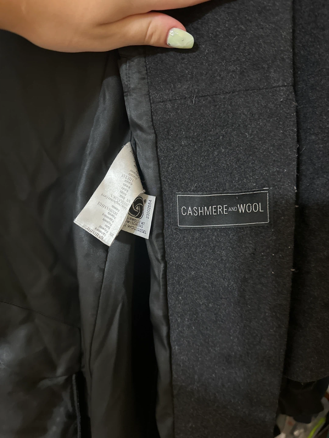 Gil Bret Charcoal Cashmere and Wool Coat - photo 3