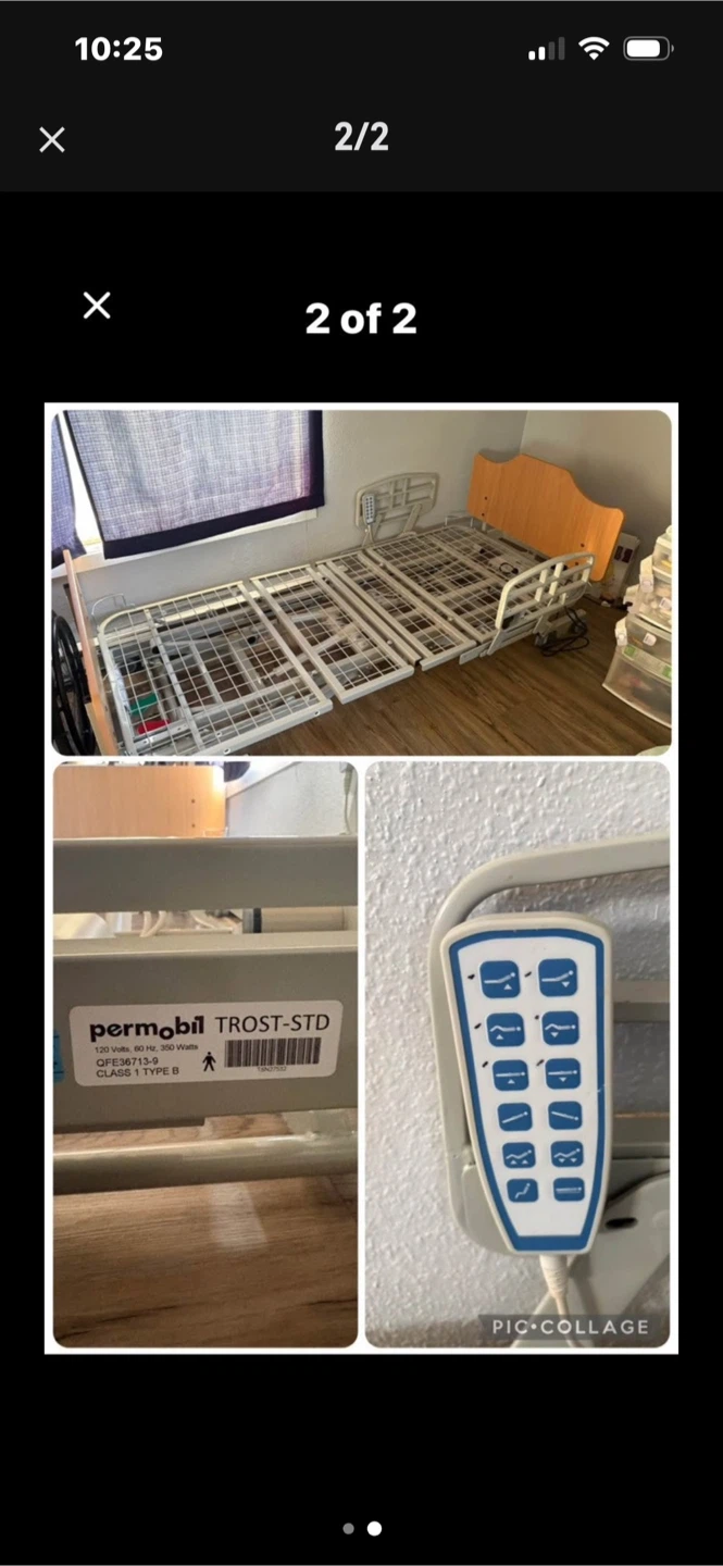 Twin size mechanical bedframe