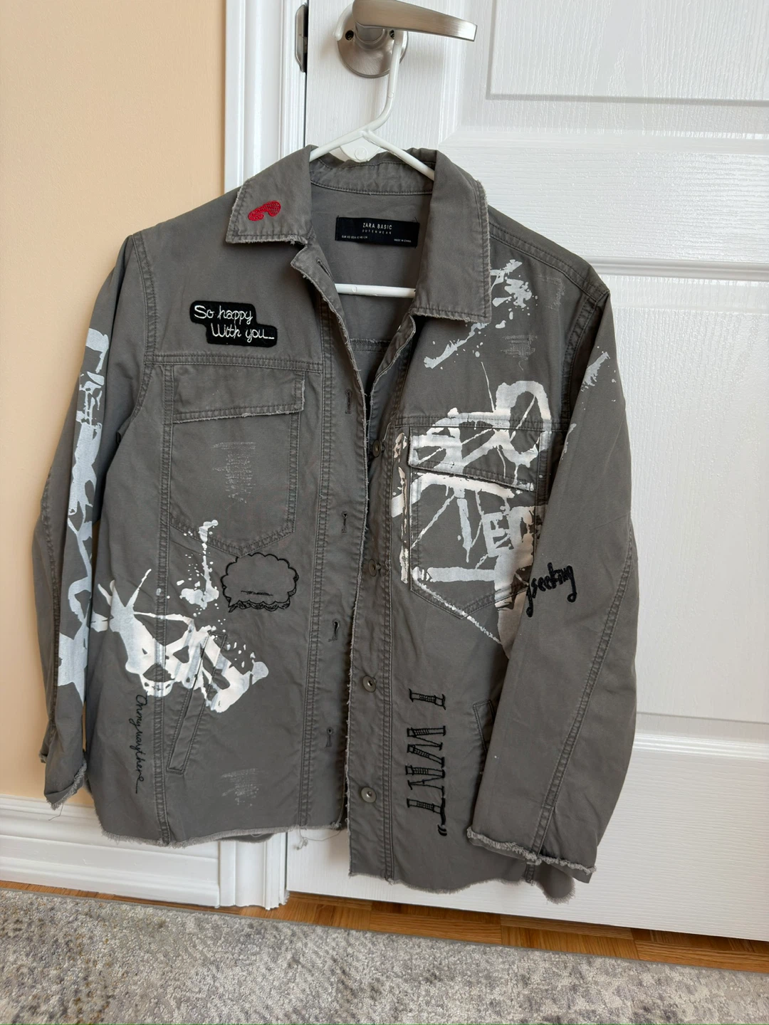 Zara graffiti Jacket