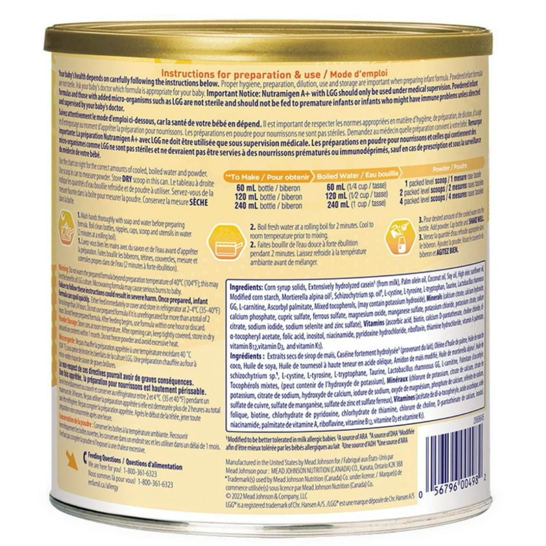 Enfamil Nutramigen A+ LGG Hypoallergenic Infant Formula Powder - photo 2