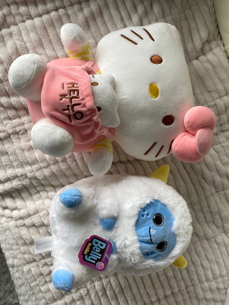 Plushies toys hello kitty belly buddies new