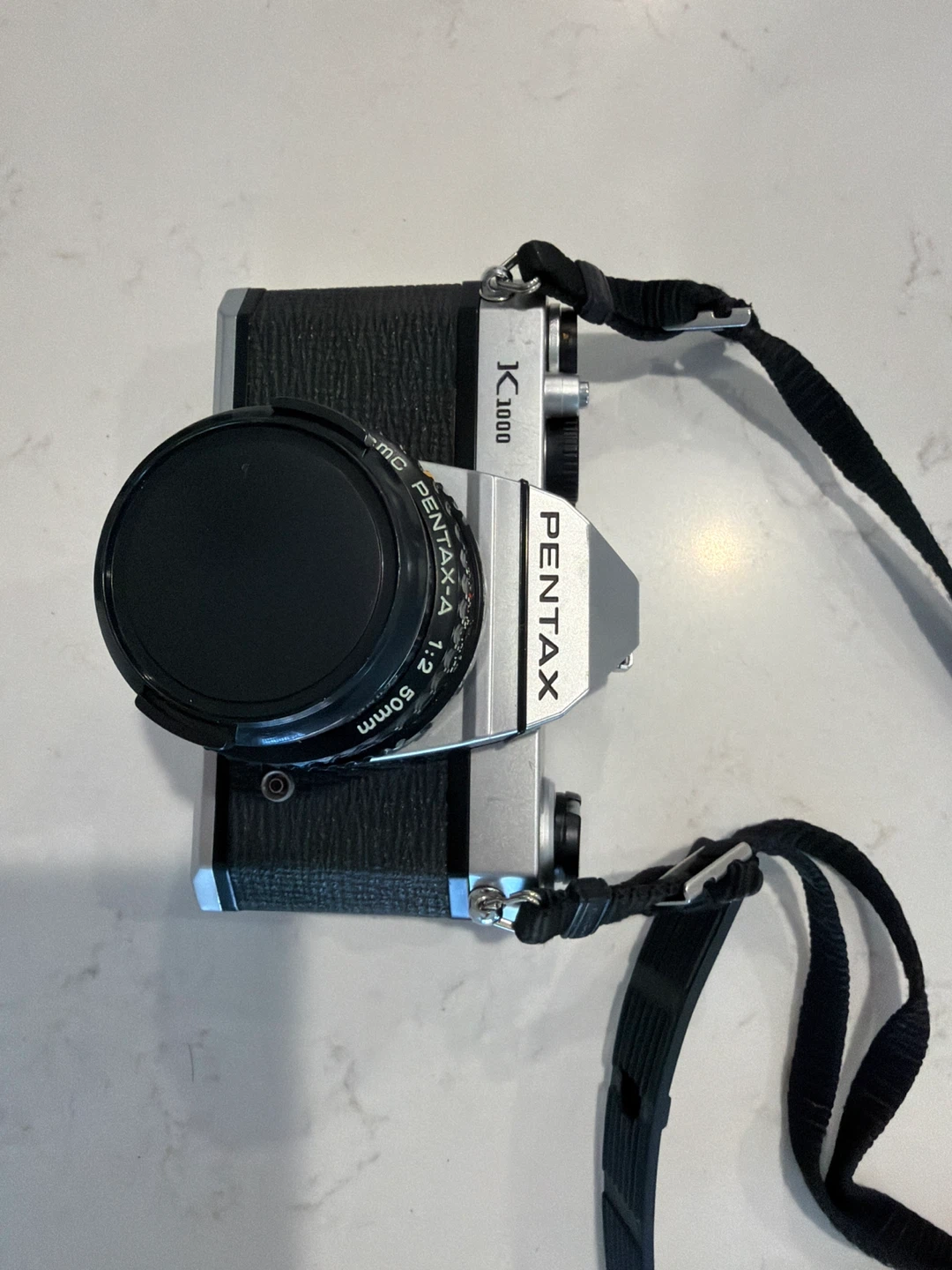 Pentax K1000 Film Camera with SMC Pentax-A 50mm Lens