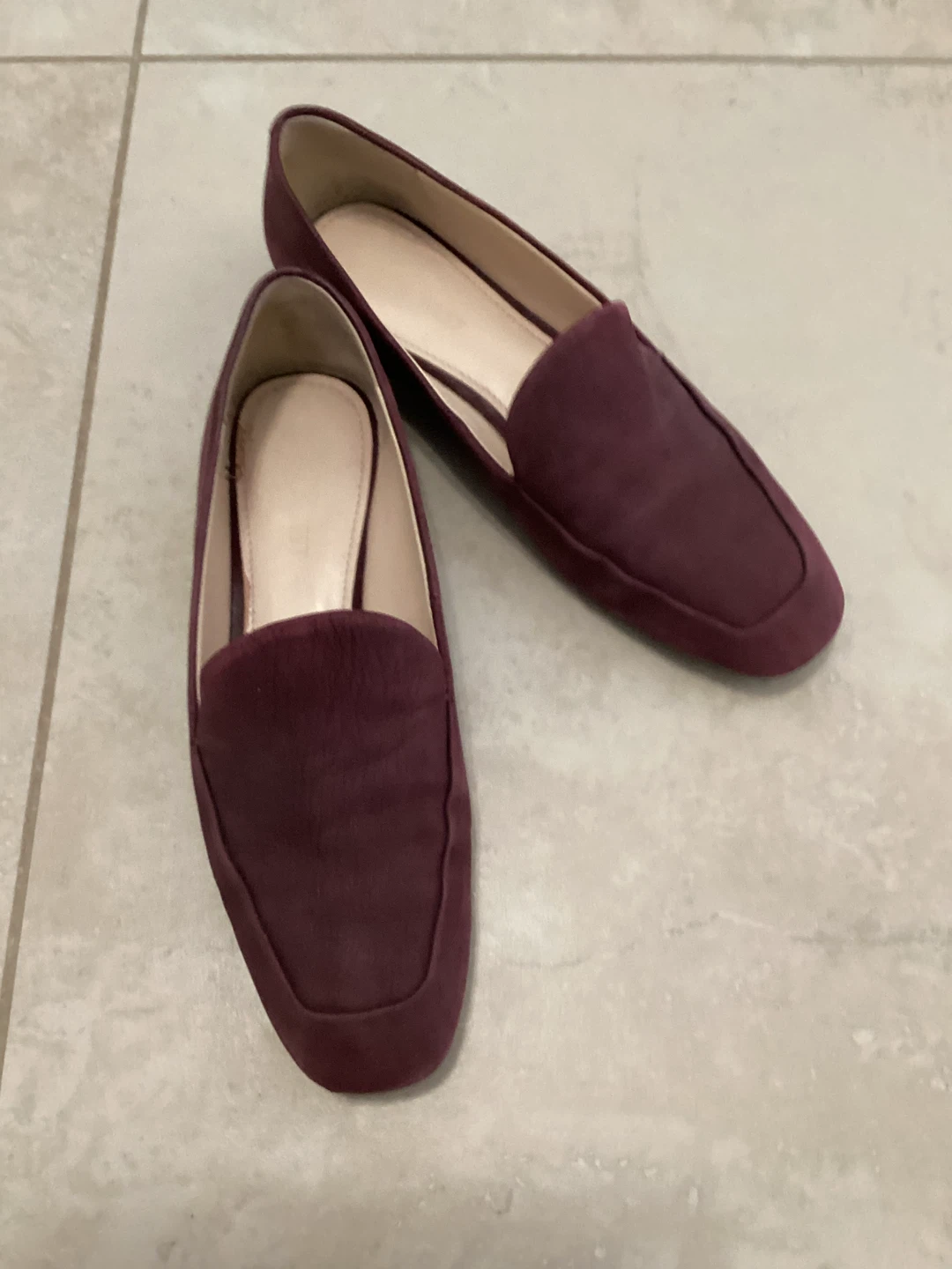 NINE WEST NUBUCK LOAFERS