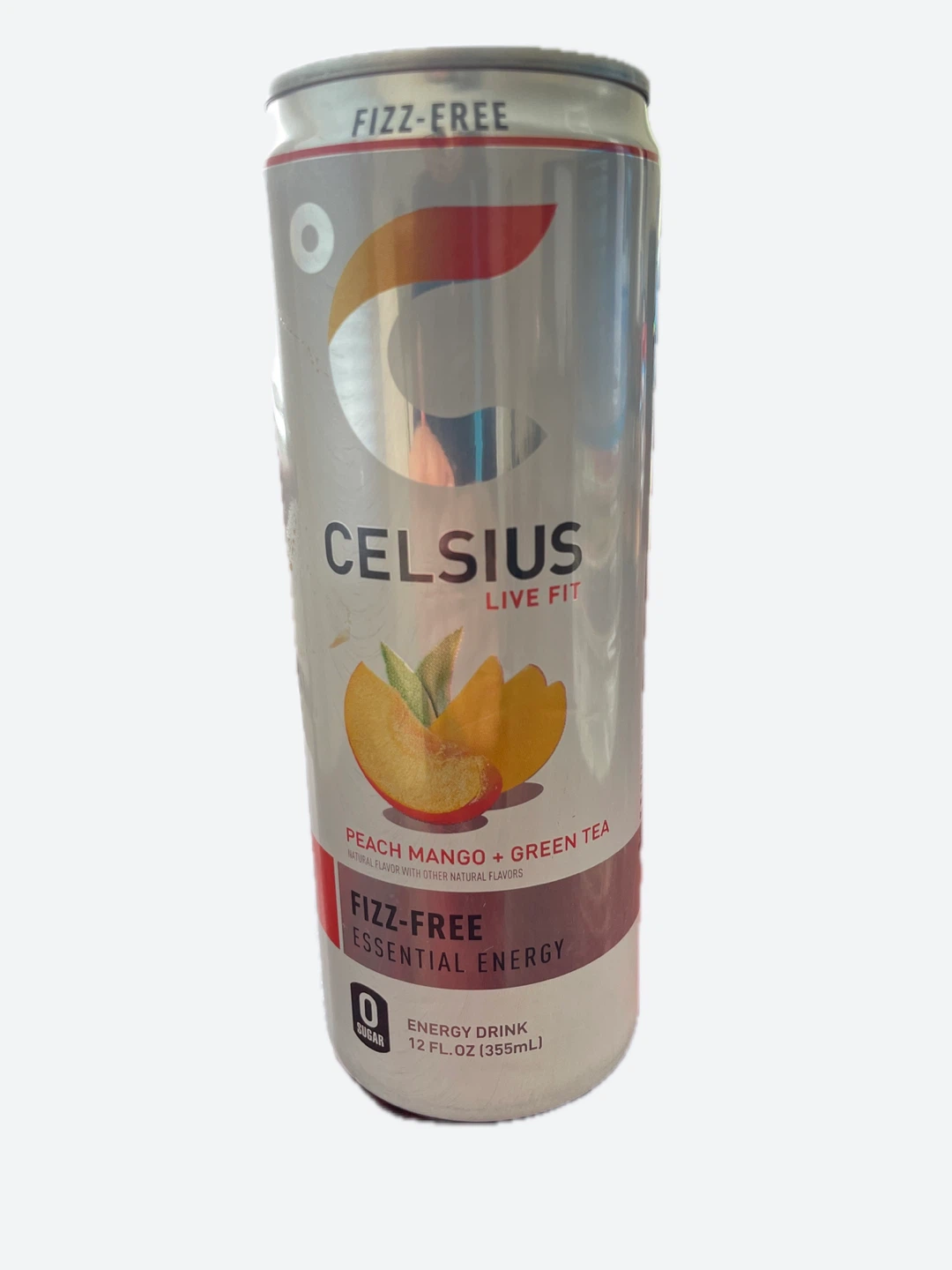 2 Celsius Peach Mango + Green Tea Energy Drink