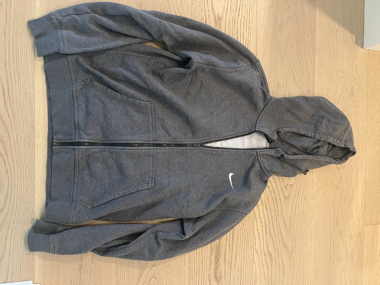 Nike Grey Zip-Up Hoodie - photo 2