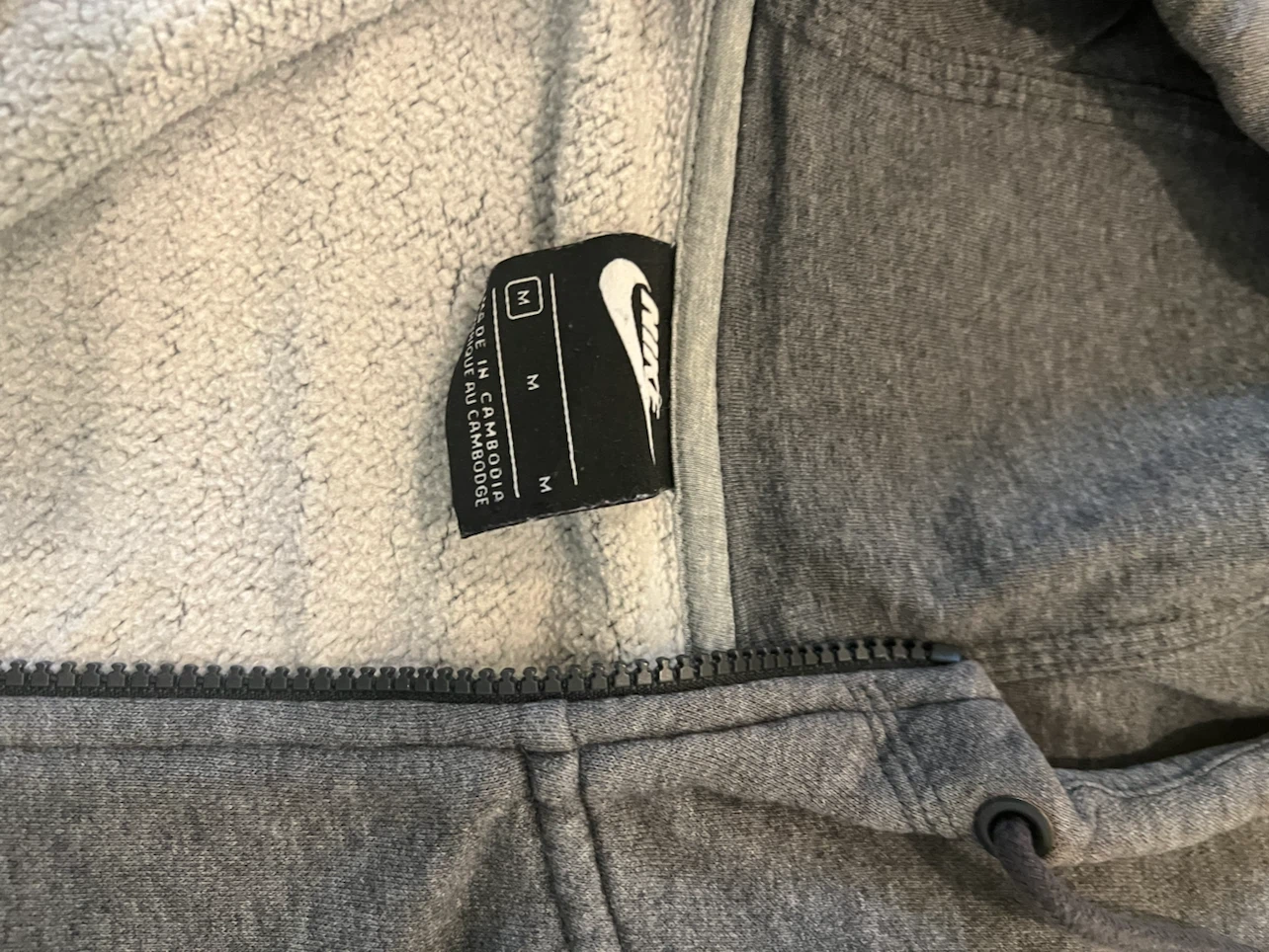 Nike Grey Zip-Up Hoodie - photo 3