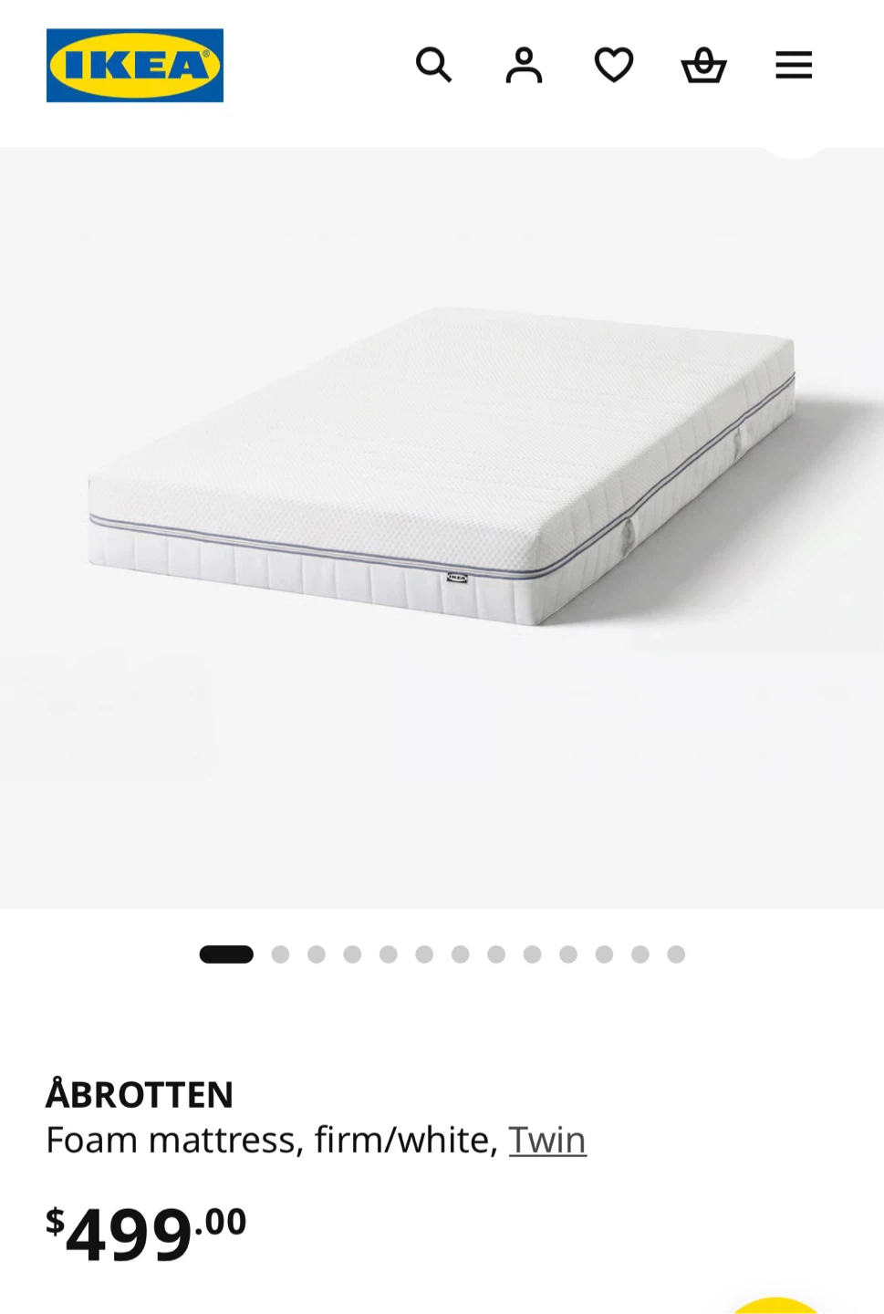 IKEA twin size  Mattress