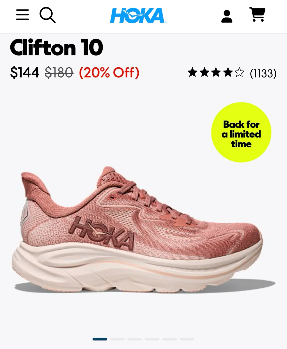 Hoka Clifton 10 Women's Running Shoes