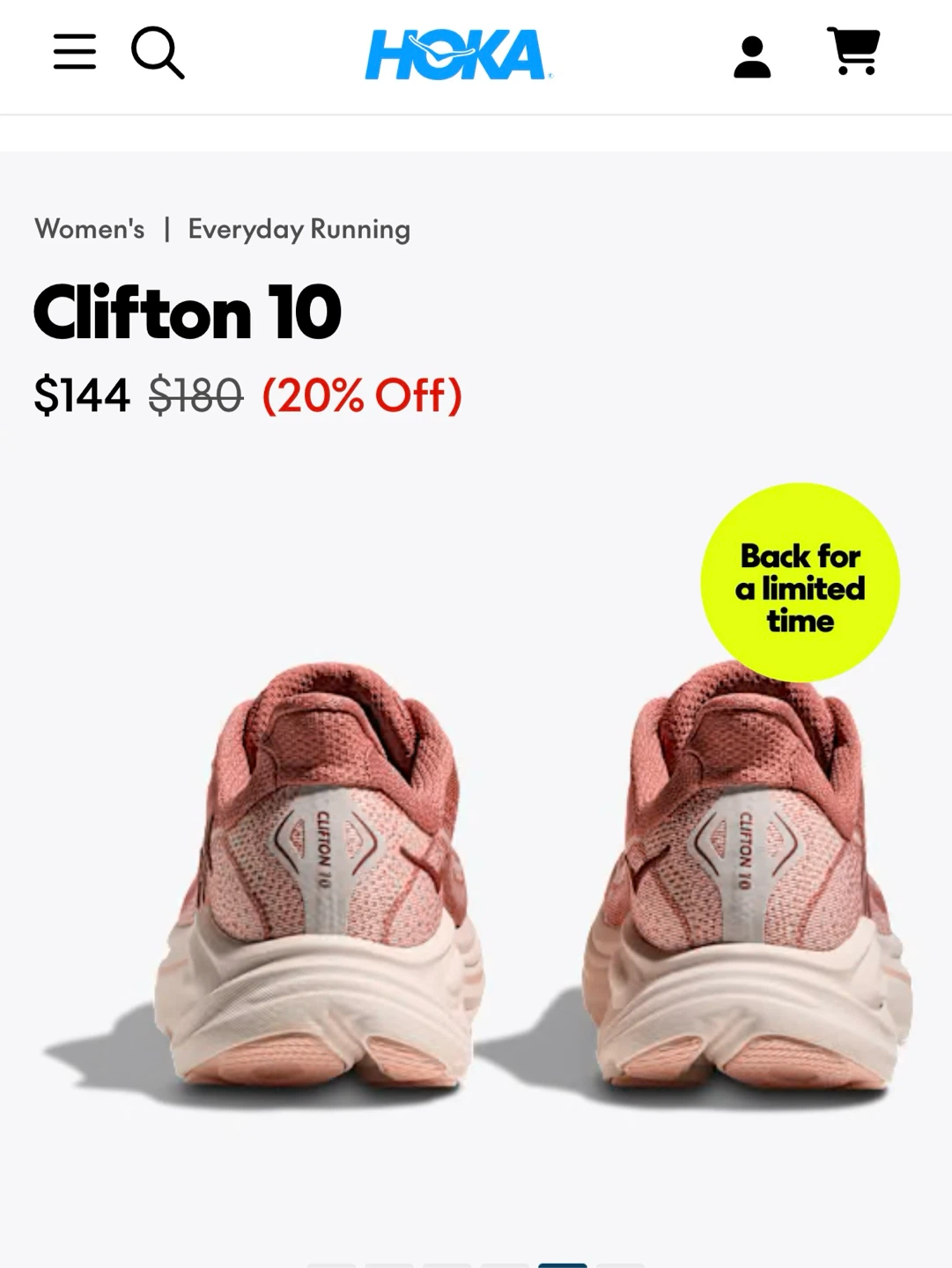 Hoka Clifton 10 Women's Running Shoes - photo 2