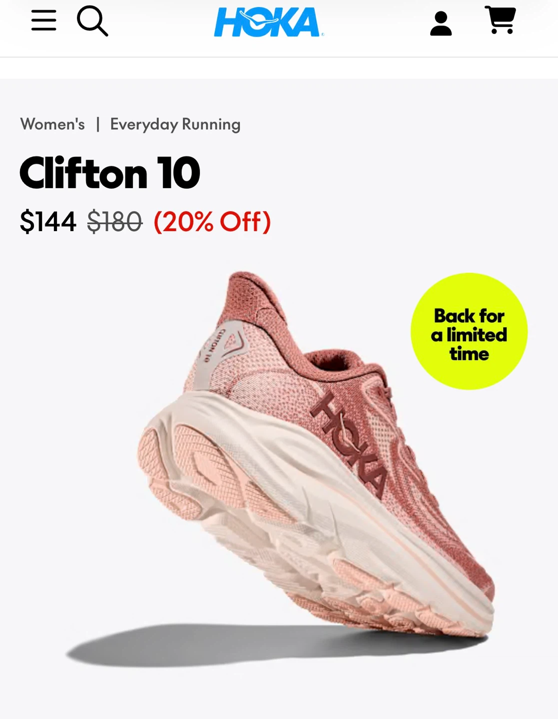 Hoka Clifton 10 Women's Running Shoes - photo 5