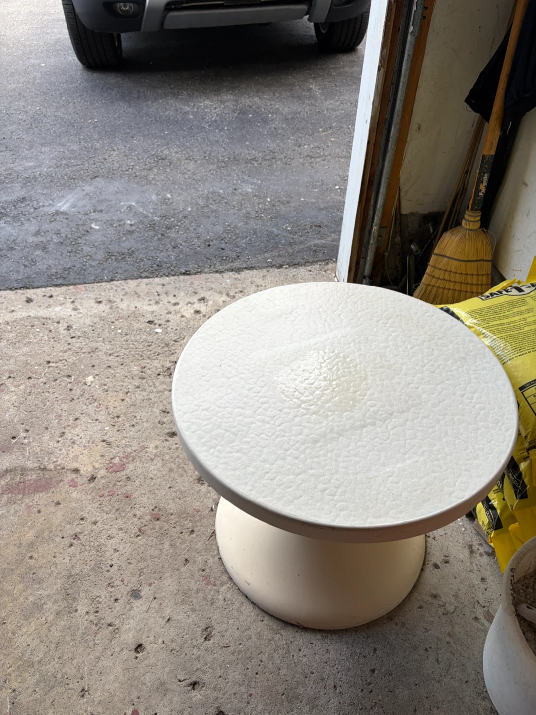 vintage 1970s Space Age modular hourglass table - photo 2