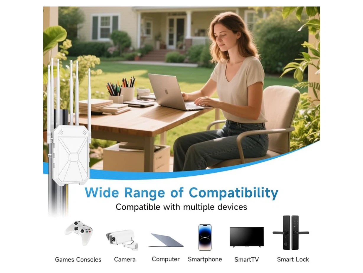 N300 Outdoor WiFi Extender, - photo 2