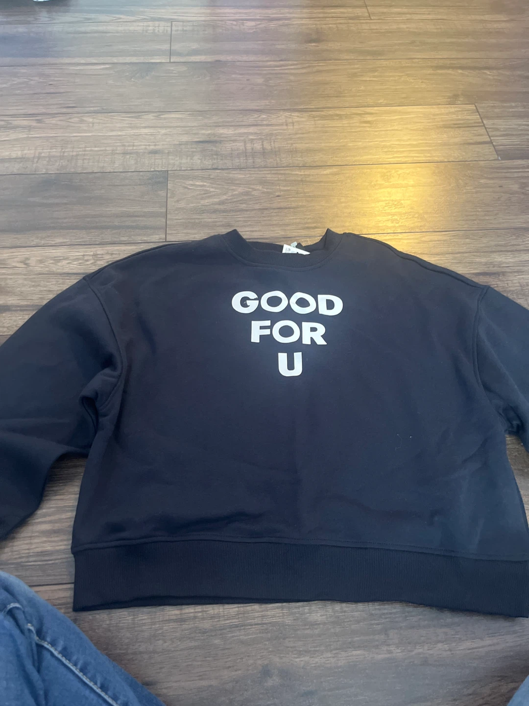 H&M "Good For U" Graphic Sweatshirt price negotiable
