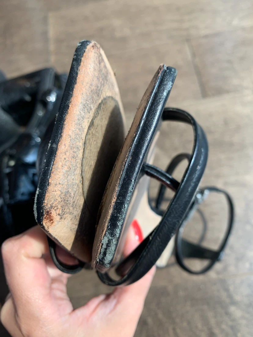 Two Pairs of Black Heeled Sandals - photo 5