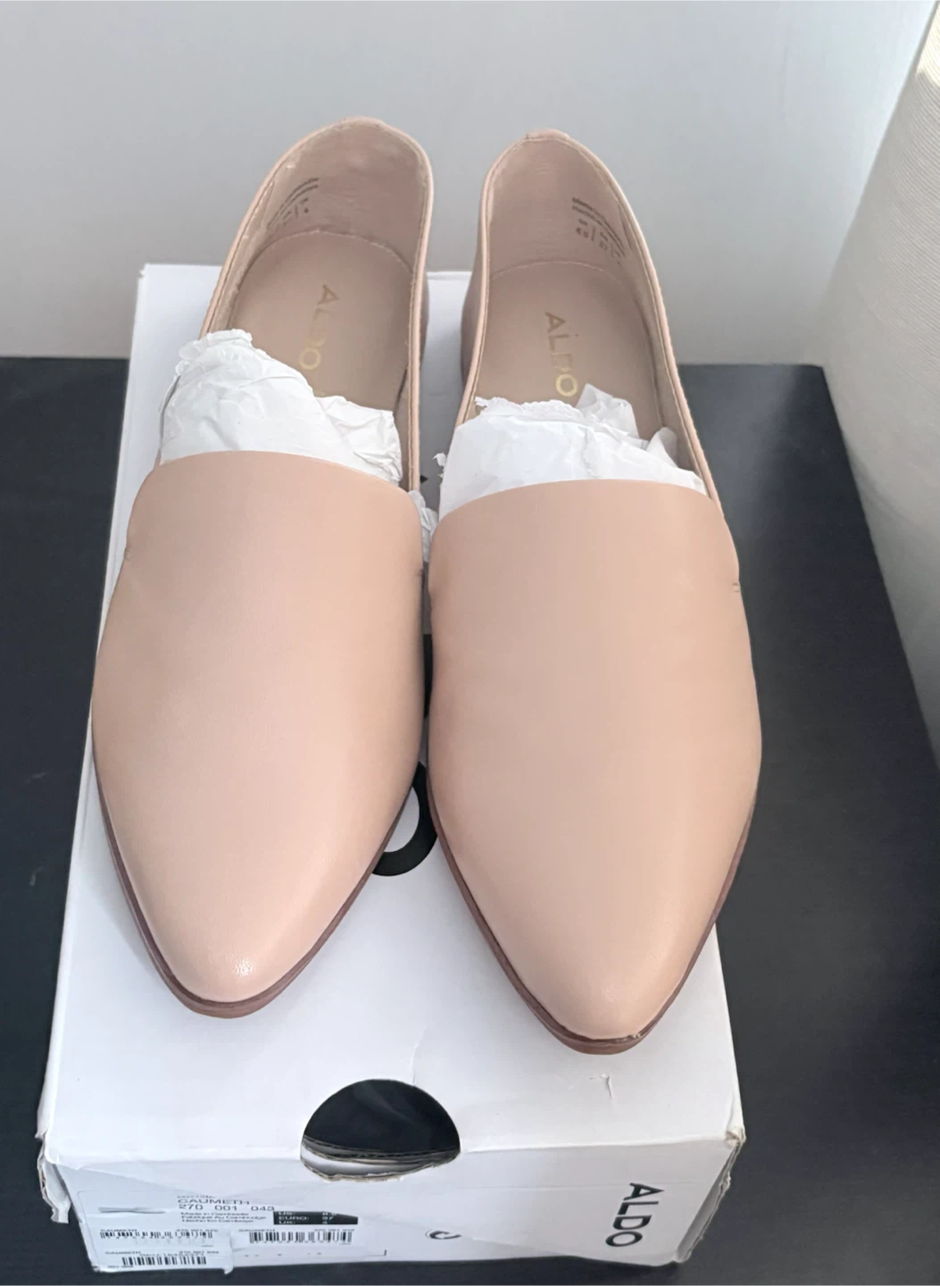ALDO women’s bone Loafers (new in box ) - photo 5
