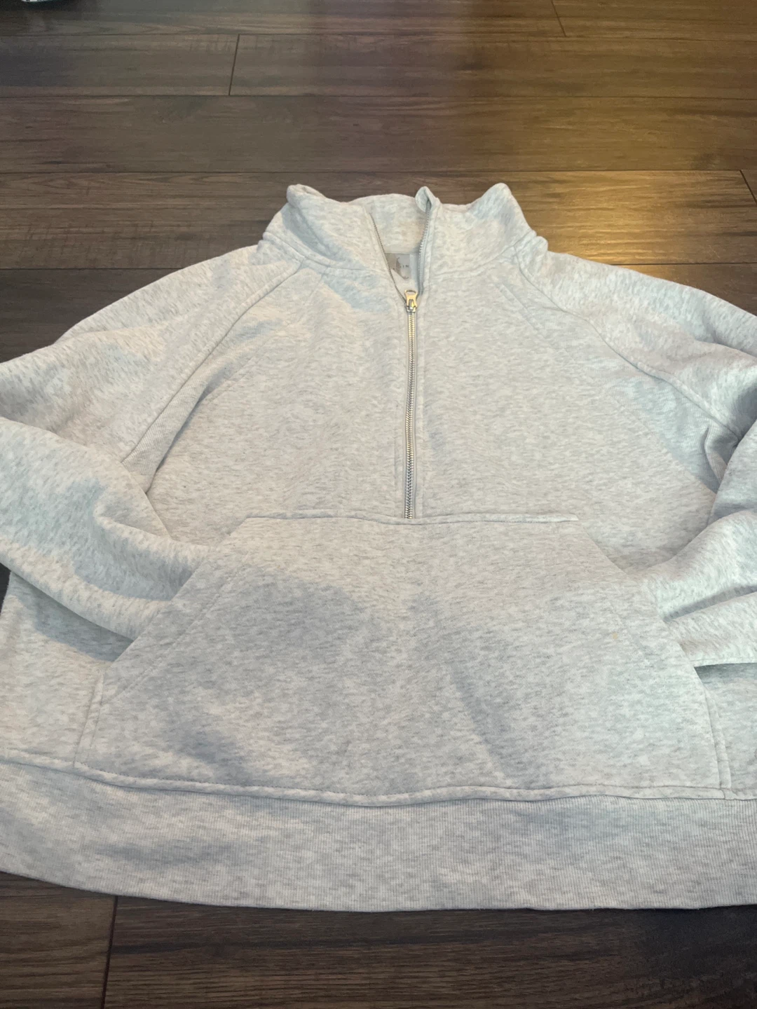 Danskin Light Grey Zip Pullover price negotiable