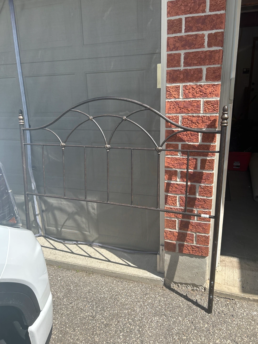 Queen, headboard, frame, mattress and electric adjustable base