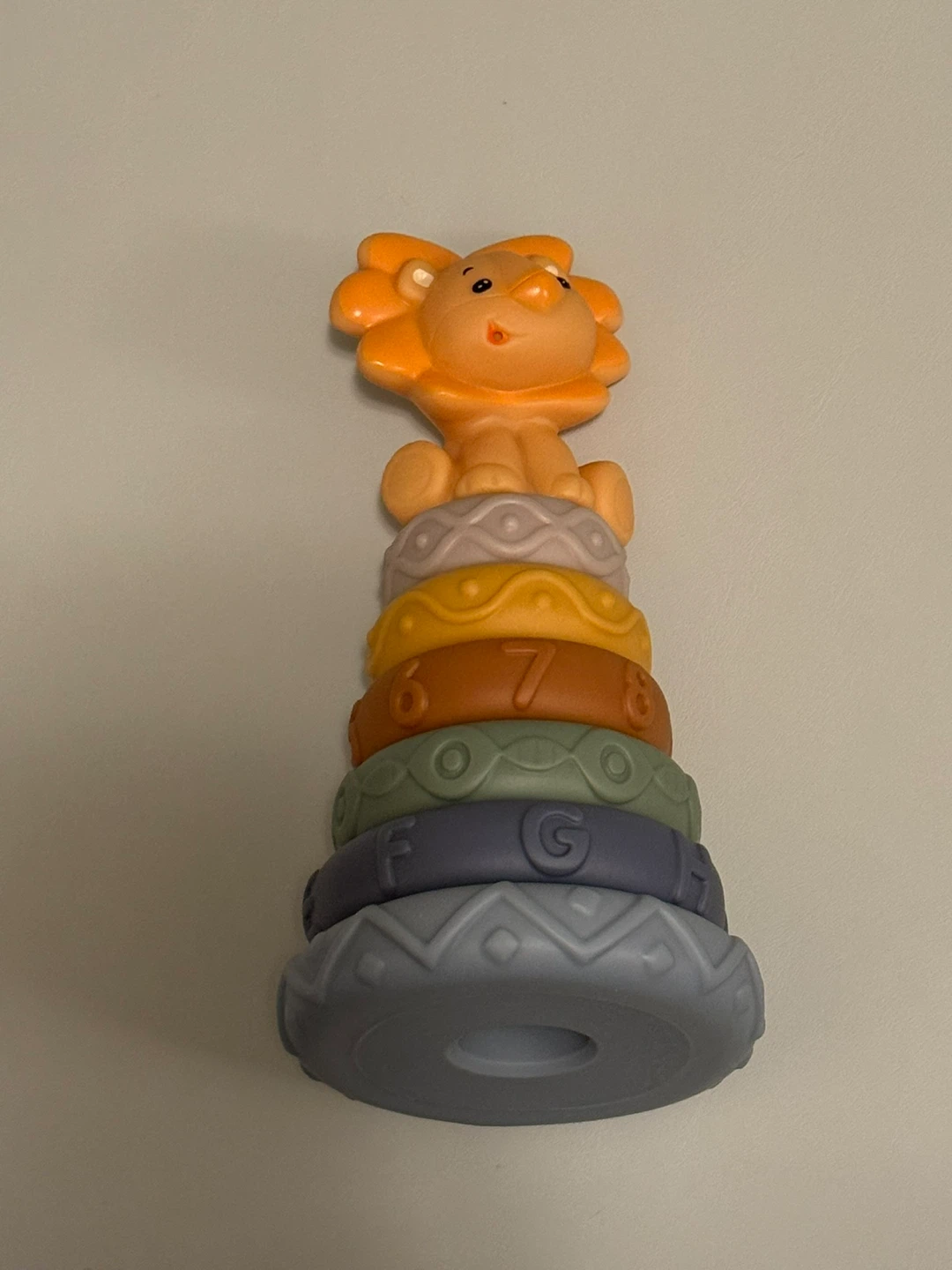 Rock-a-Stack Lion Stacking Toy