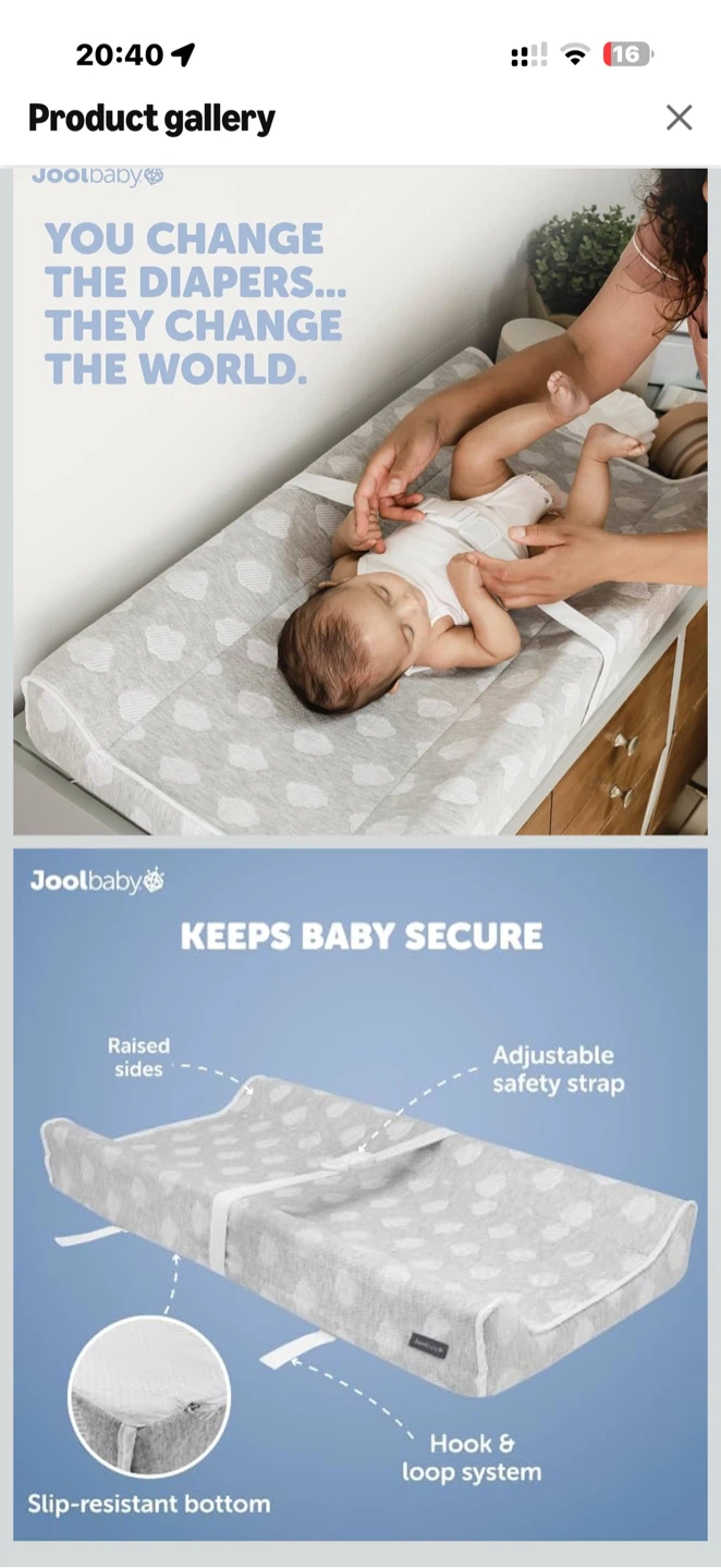 Jool Baby SERENITY Soft Changing Pad + Cover - photo 3