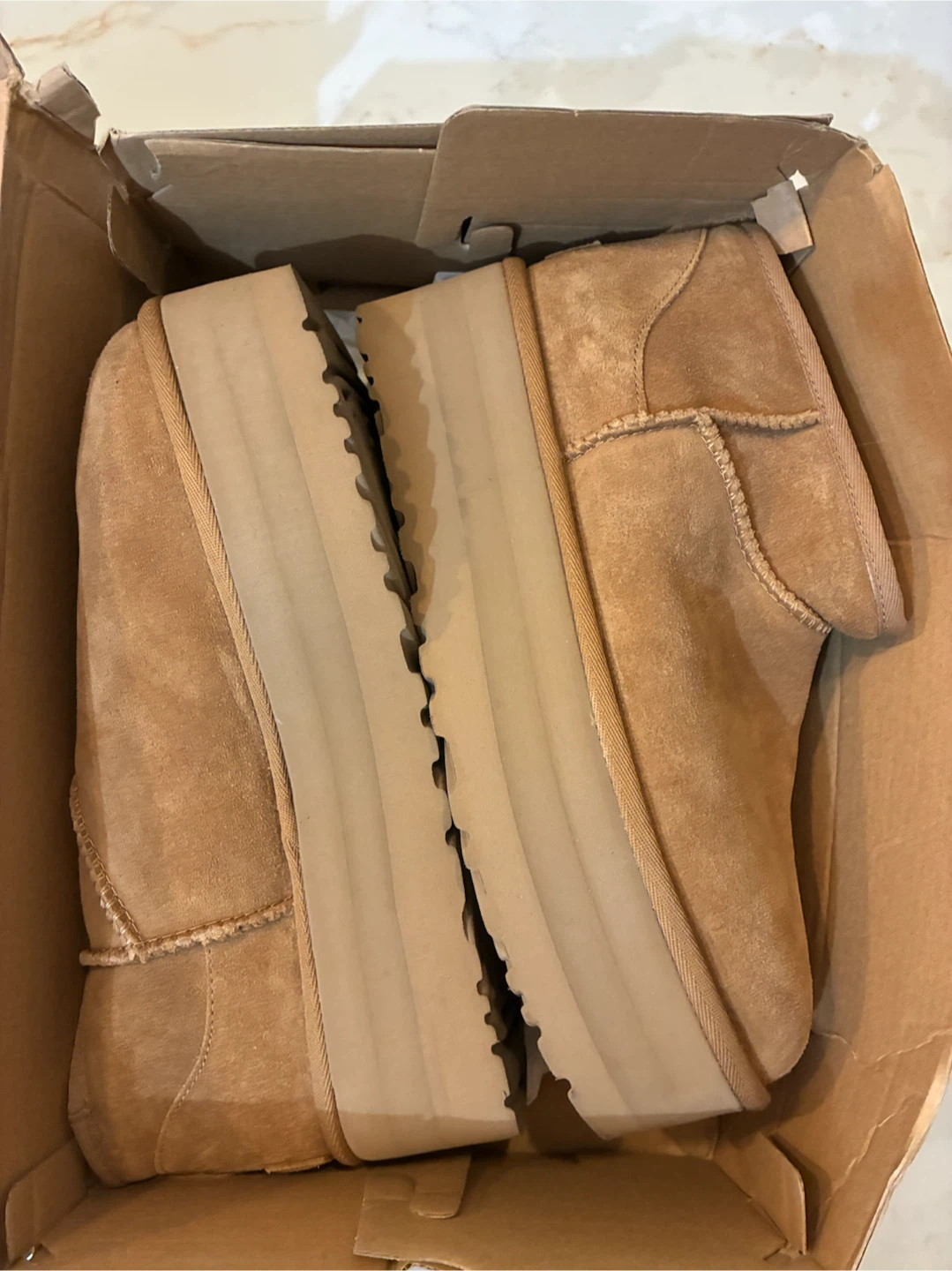 UGG Classic Ultra Mini Platform boots, women’s size 10