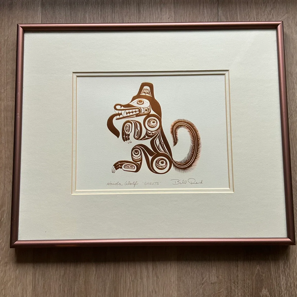 Bill Reid Framed Art Print – Haida Wolf (Ghuuts) - photo 2